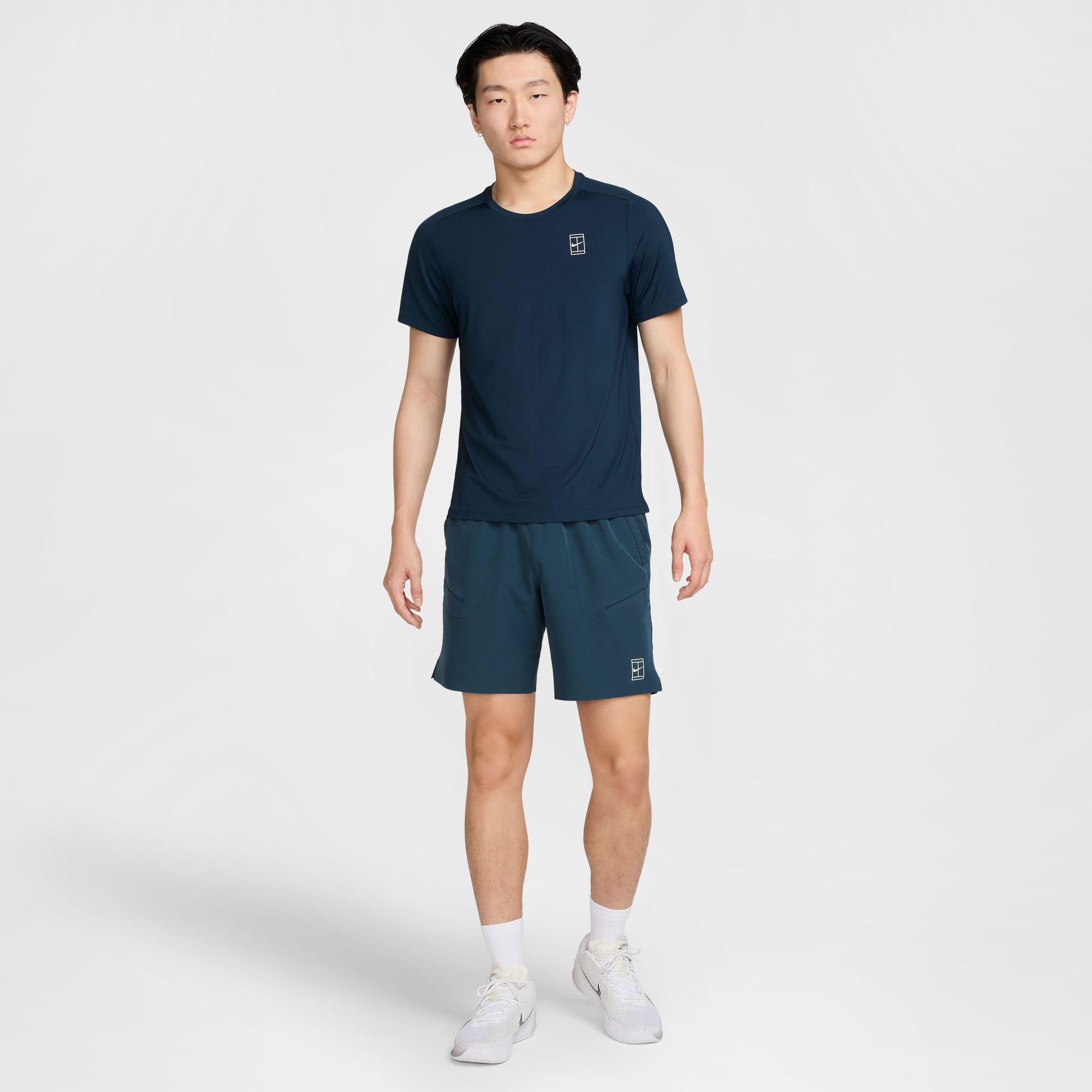 NikeCourt Advantage Men's Dri-FIT Tennis Shirt - Dark Blue (6)