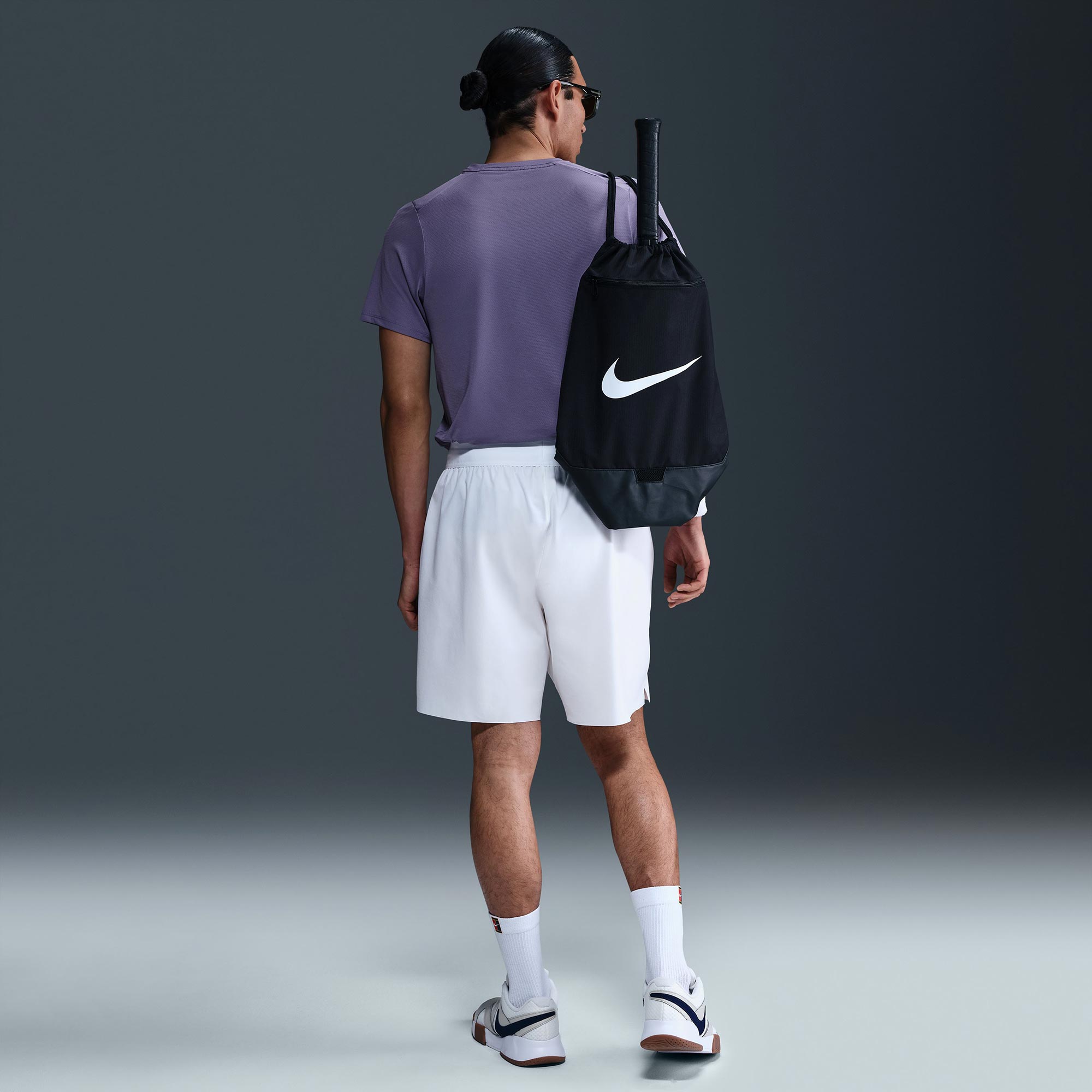 NikeCourt Advantage Men's Dri-FIT Tennis Shirt - Purple (5)