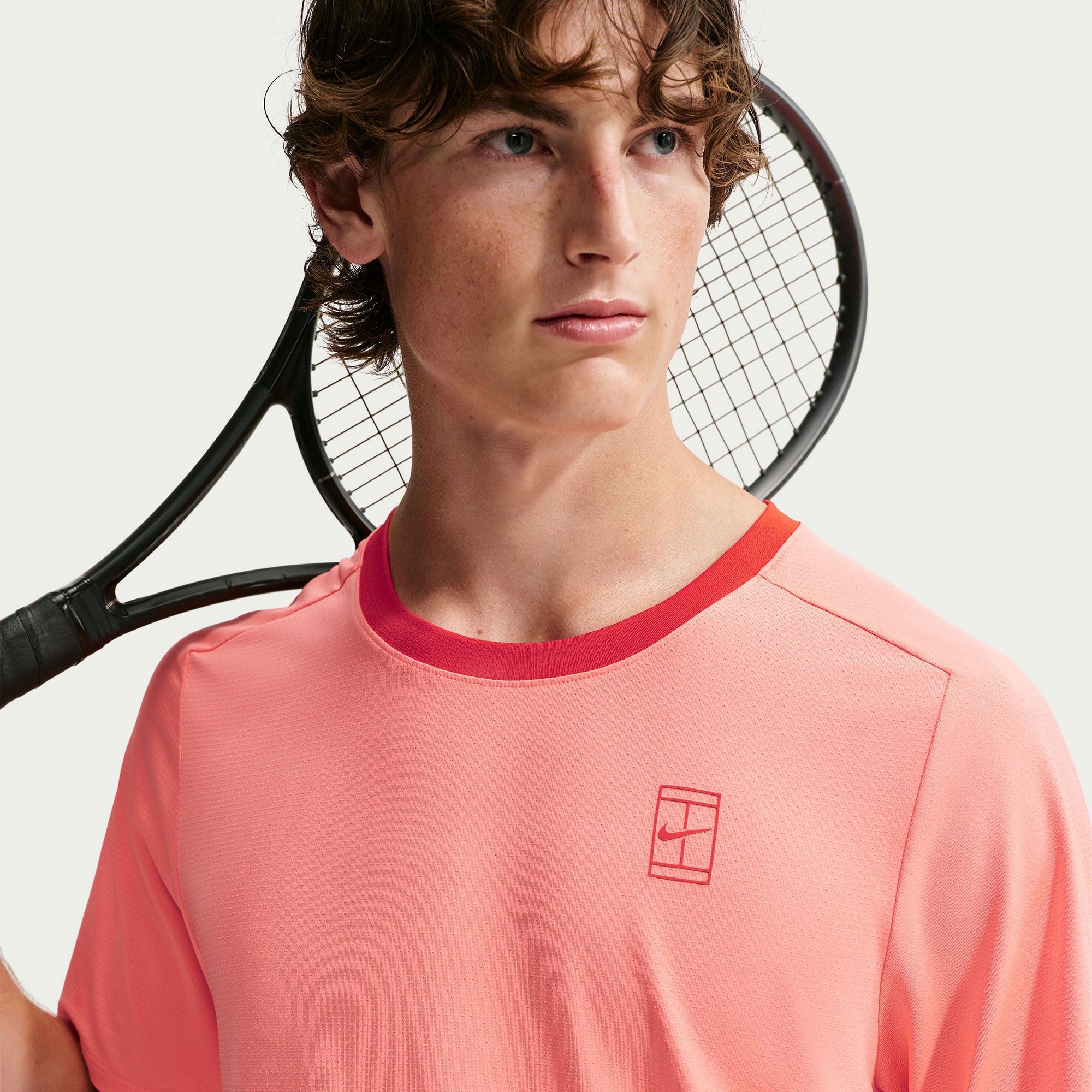 NikeCourt Advantage Men's Dri-FIT Tennis Shirt - Pink (3)
