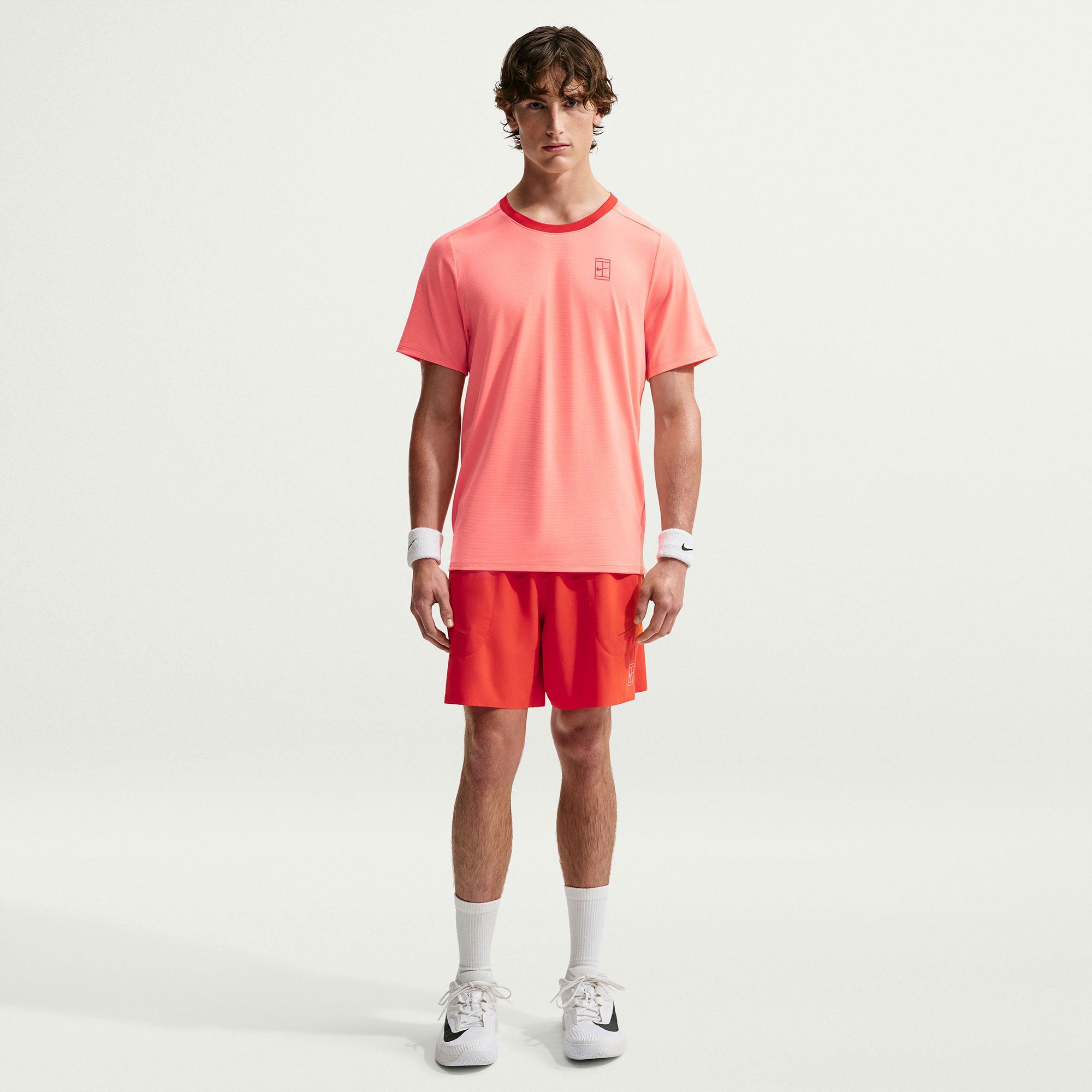 NikeCourt Advantage Men's Dri-FIT Tennis Shirt - Pink (4)