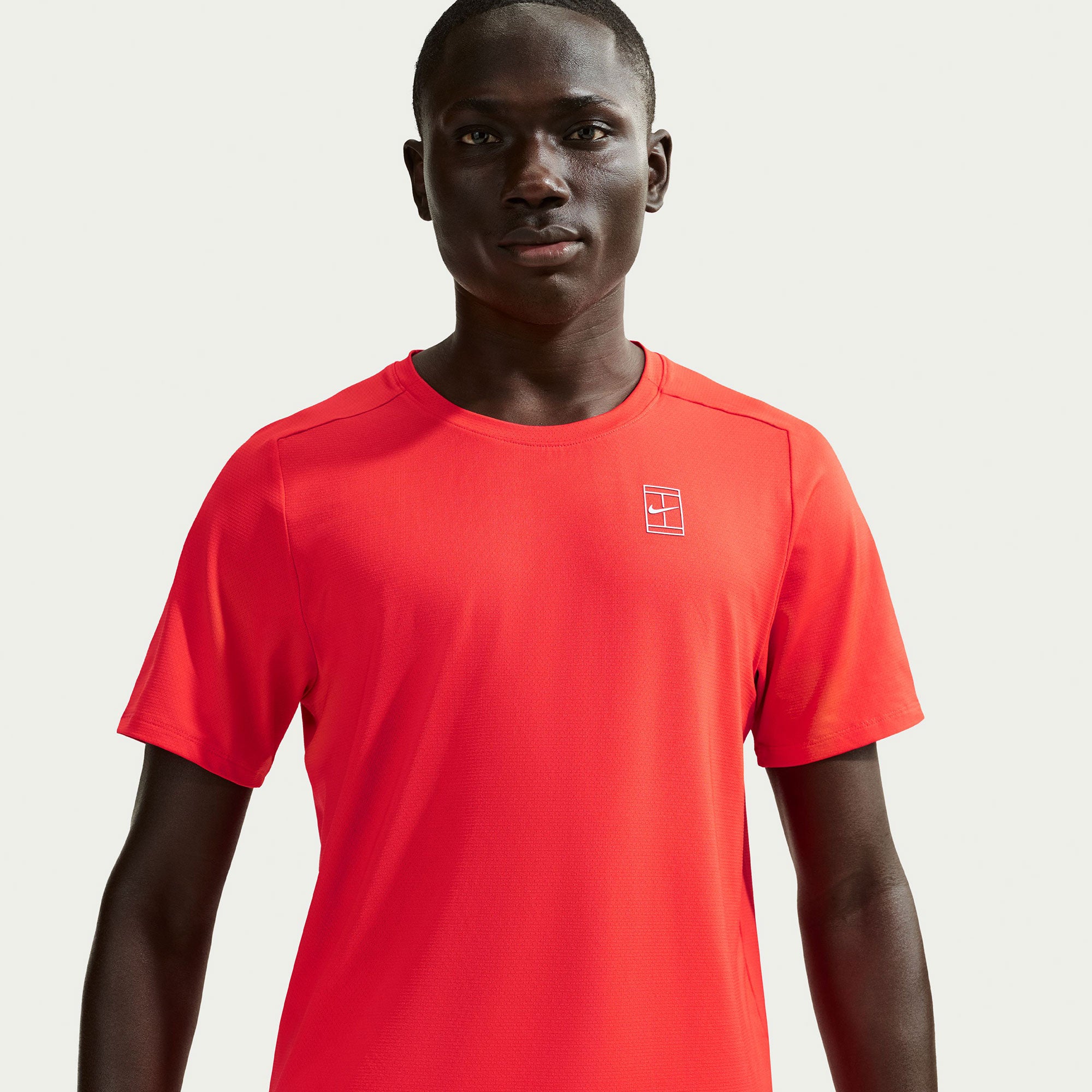 NikeCourt Advantage Men's Dri-FIT Tennis Shirt - Red (1)