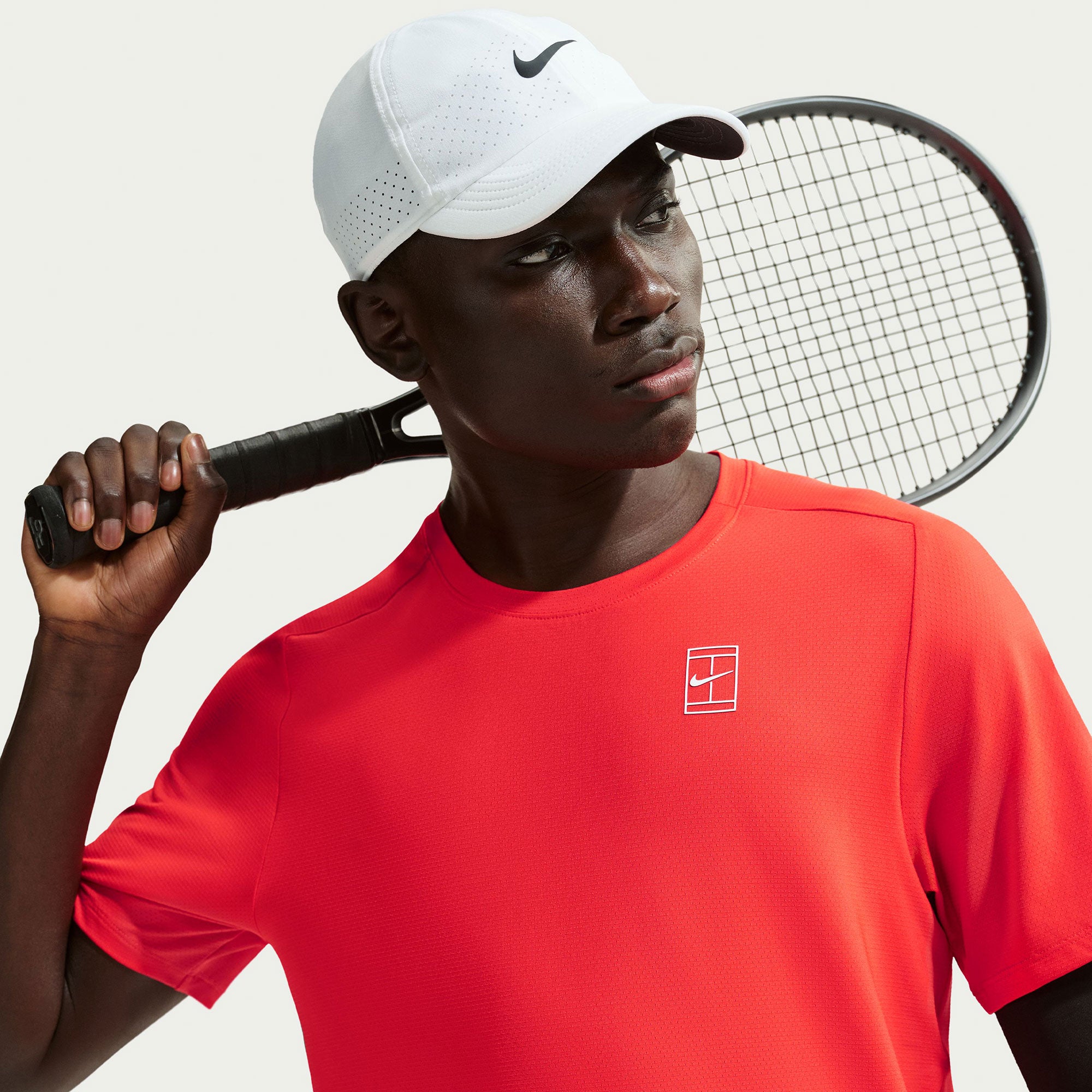 NikeCourt Advantage Men's Dri-FIT Tennis Shirt - Red (3)