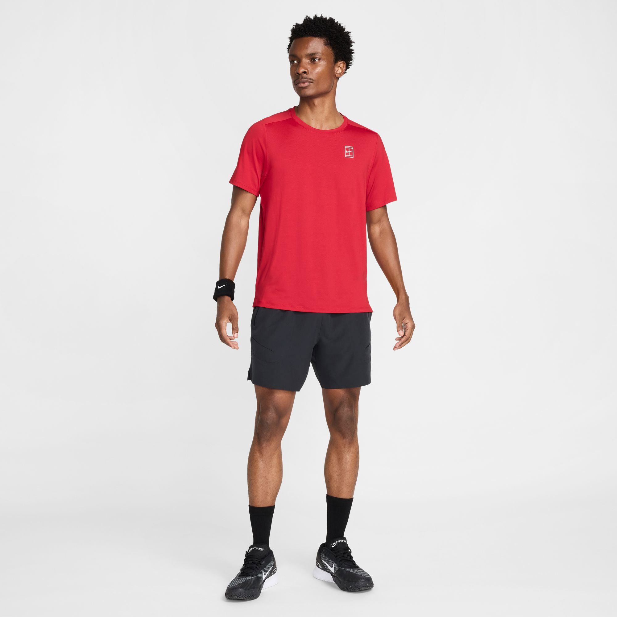 NikeCourt Advantage Men's Dri-FIT Tennis Shirt - Red (5)
