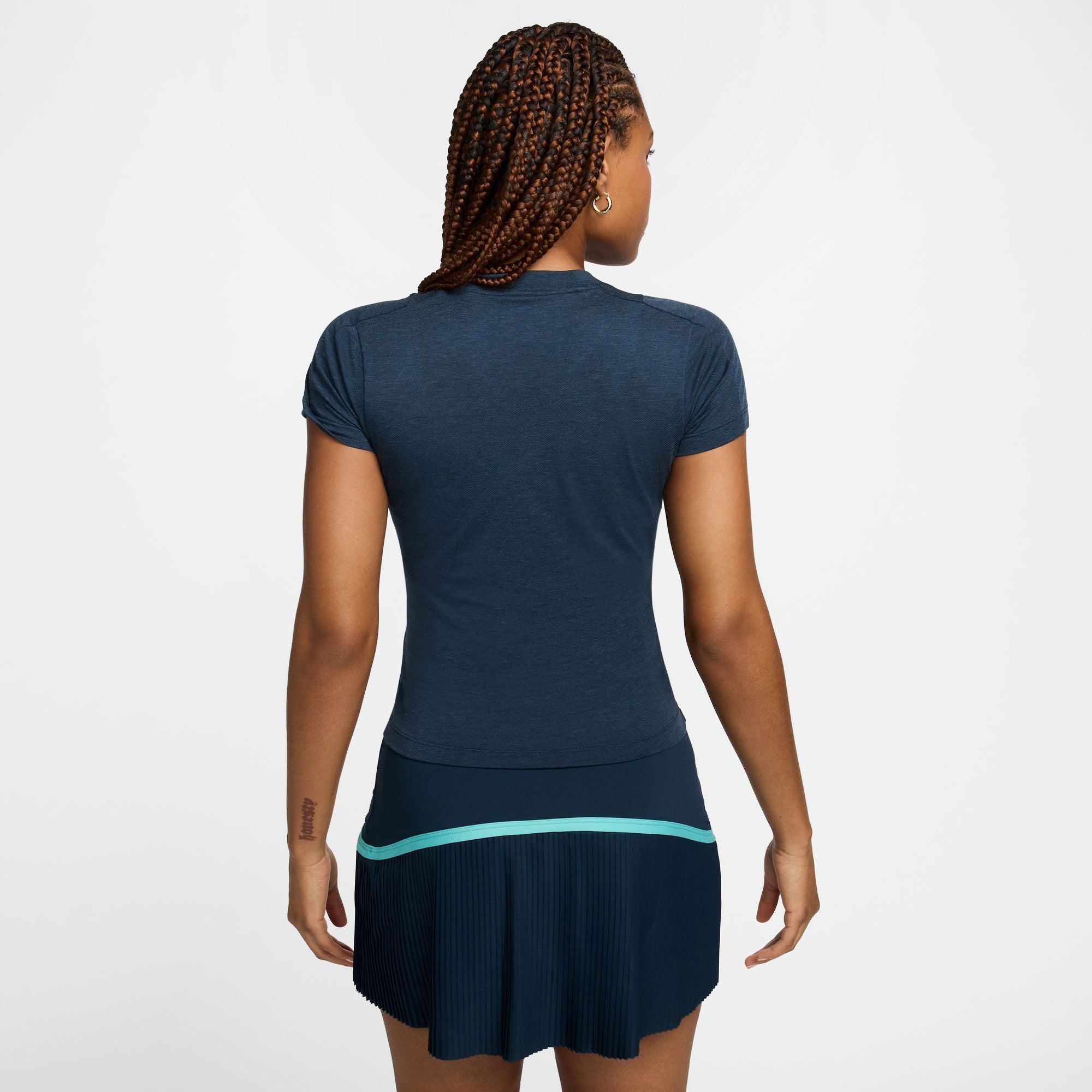 NikeCourt Advantage Women's Dri-FIT Tennis Shirt - Blue (2)