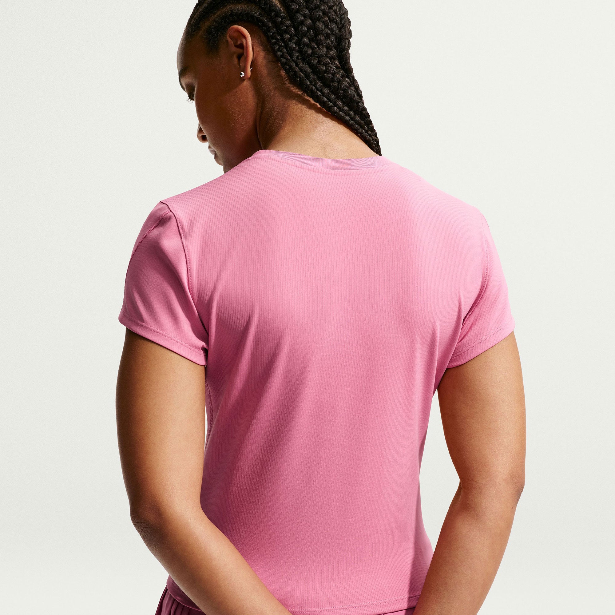 NikeCourt Advantage Women's Dri-FIT Tennis Shirt - Pink (2)