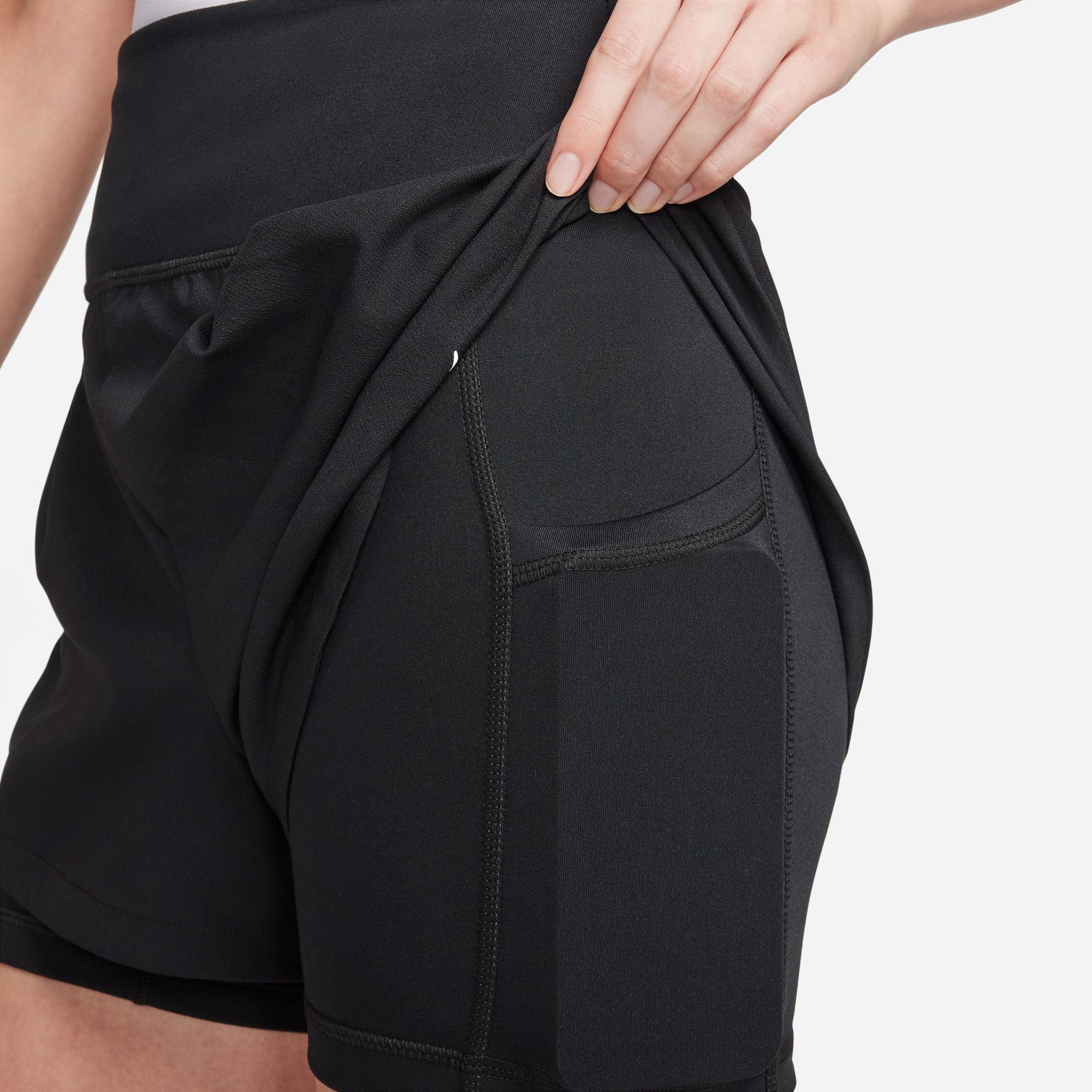 NikeCourt Advantage Women's Dri-FIT Tennis Shorts - Black (6)