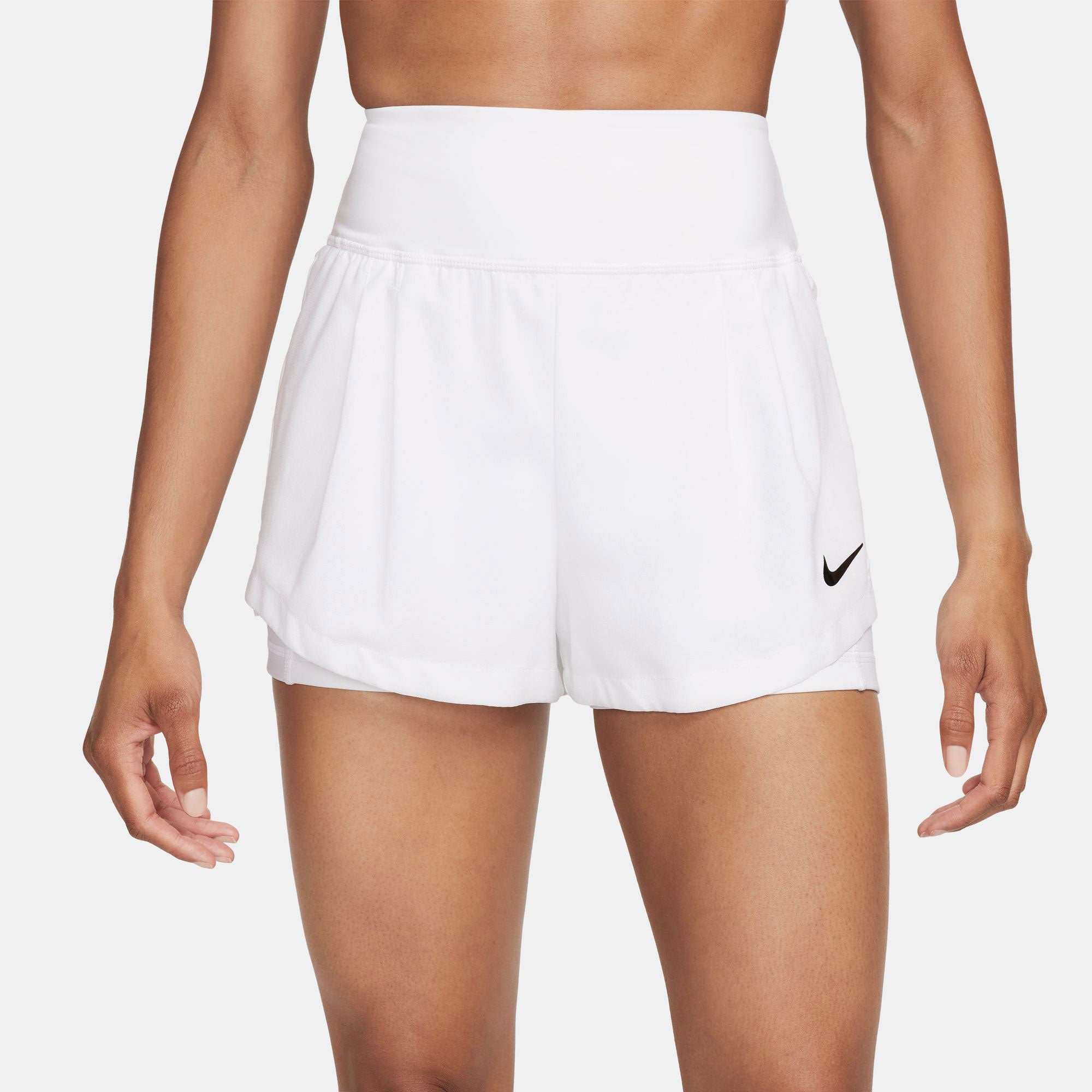 NikeCourt Advantage Women's Dri-FIT Tennis Shorts - White (3)