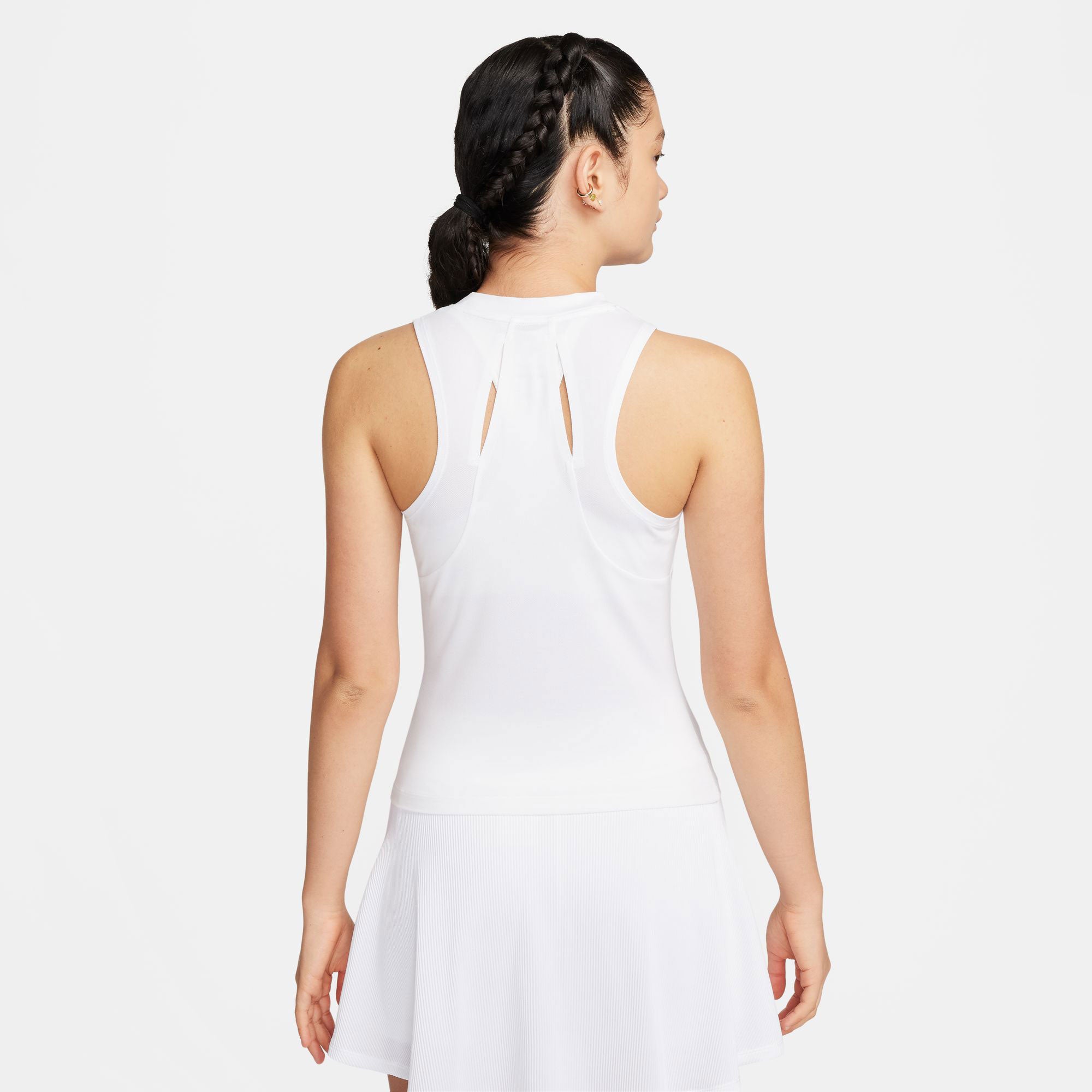 NikeCourt Advantage Women's Dri-FIT Tennis Tank - White (2)