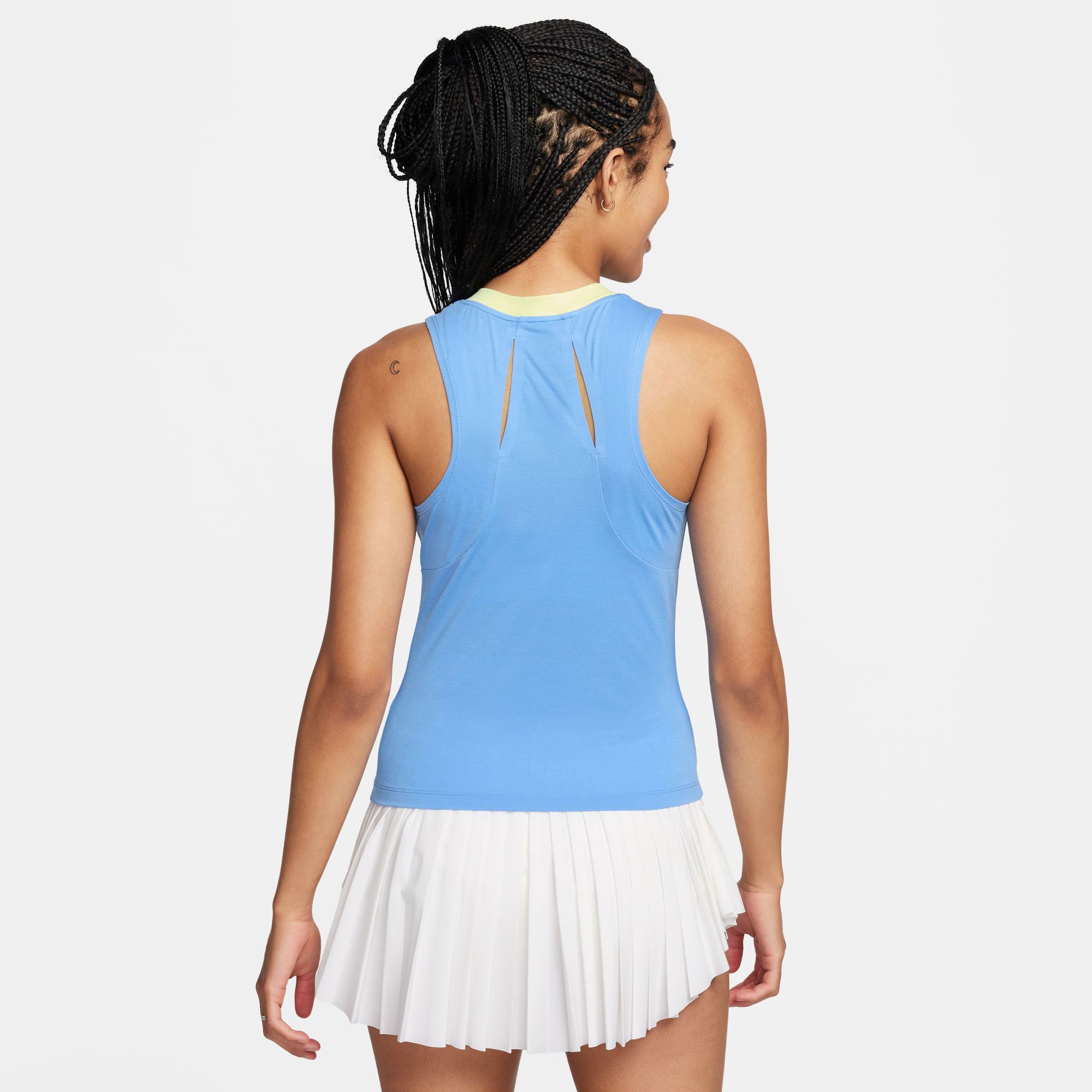 NikeCourt Advantage Women's Dri-FIT Tennis Tank - Blue (2)
