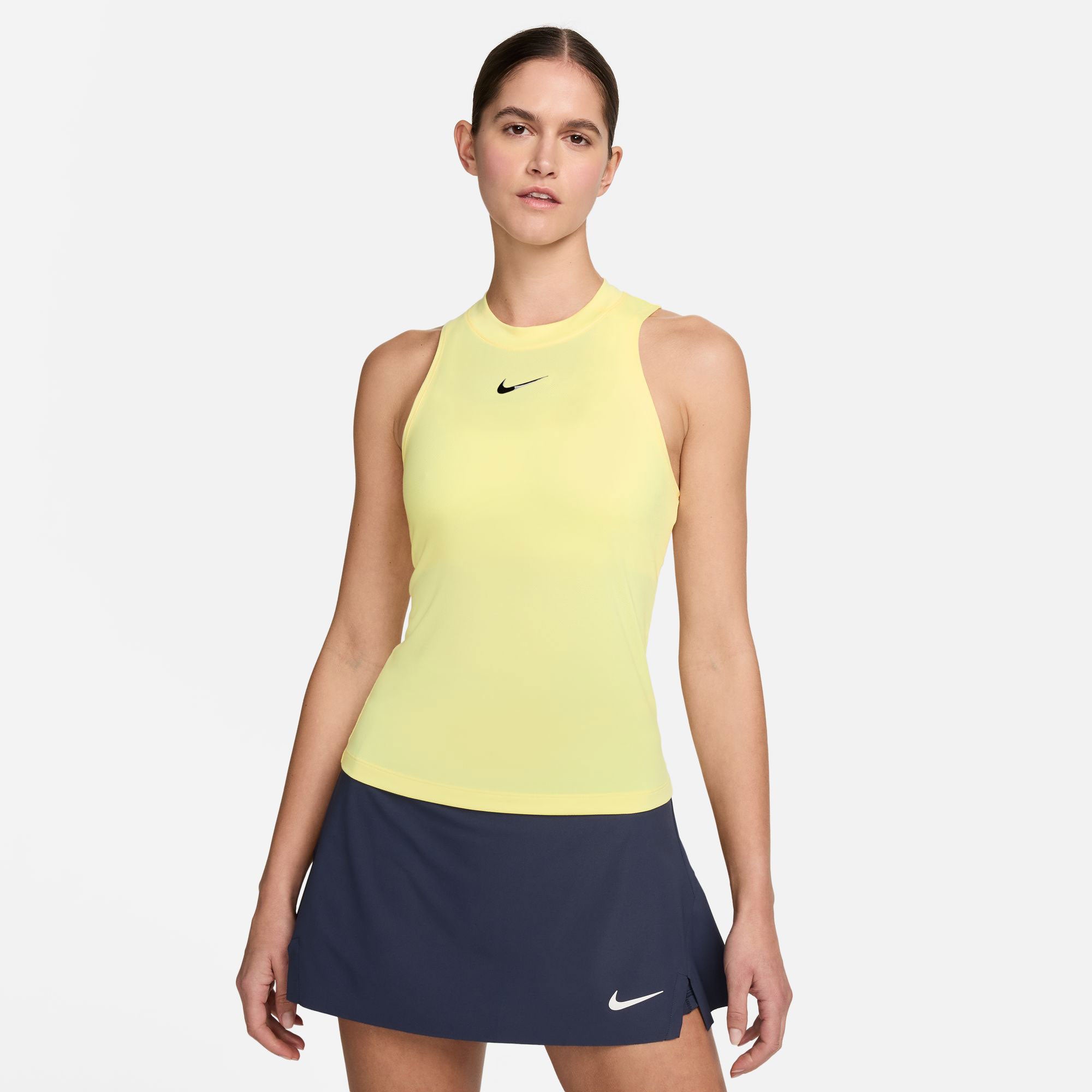 NikeCourt Advantage Women's Dri-FIT Tennis Tank - Yellow (1)