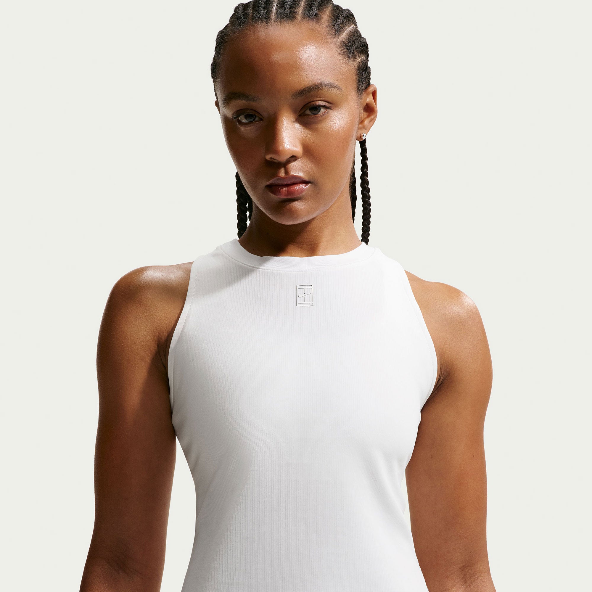 NikeCourt Advantage Women's Dri-FIT Tennis Tank - White | Tennis Only