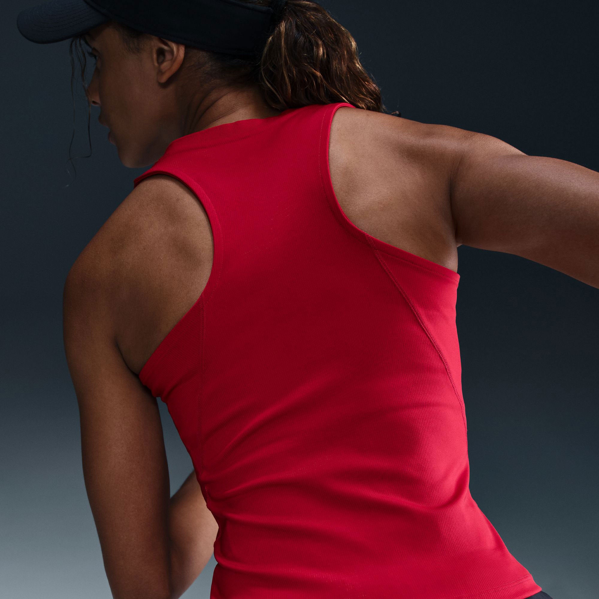 NikeCourt Advantage Women's Dri-FIT Tennis Tank - Red (2)