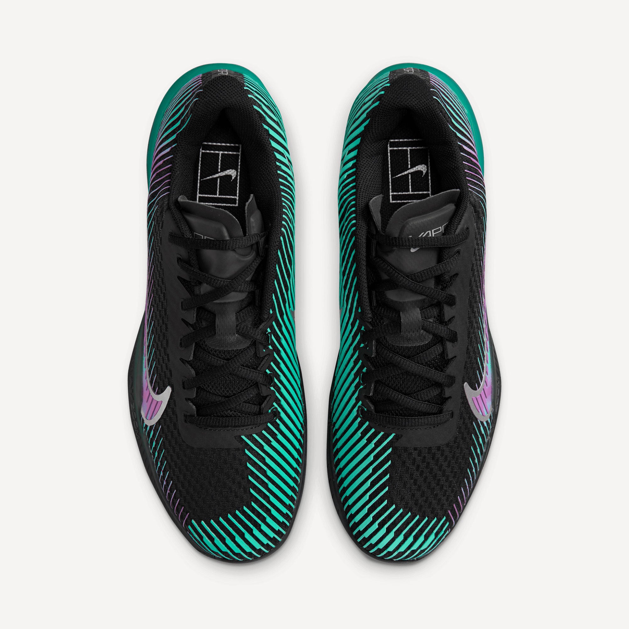 NikeCourt Air Zoom Vapor 11 Premium Men's Hard Court Tennis Shoes Black (6)