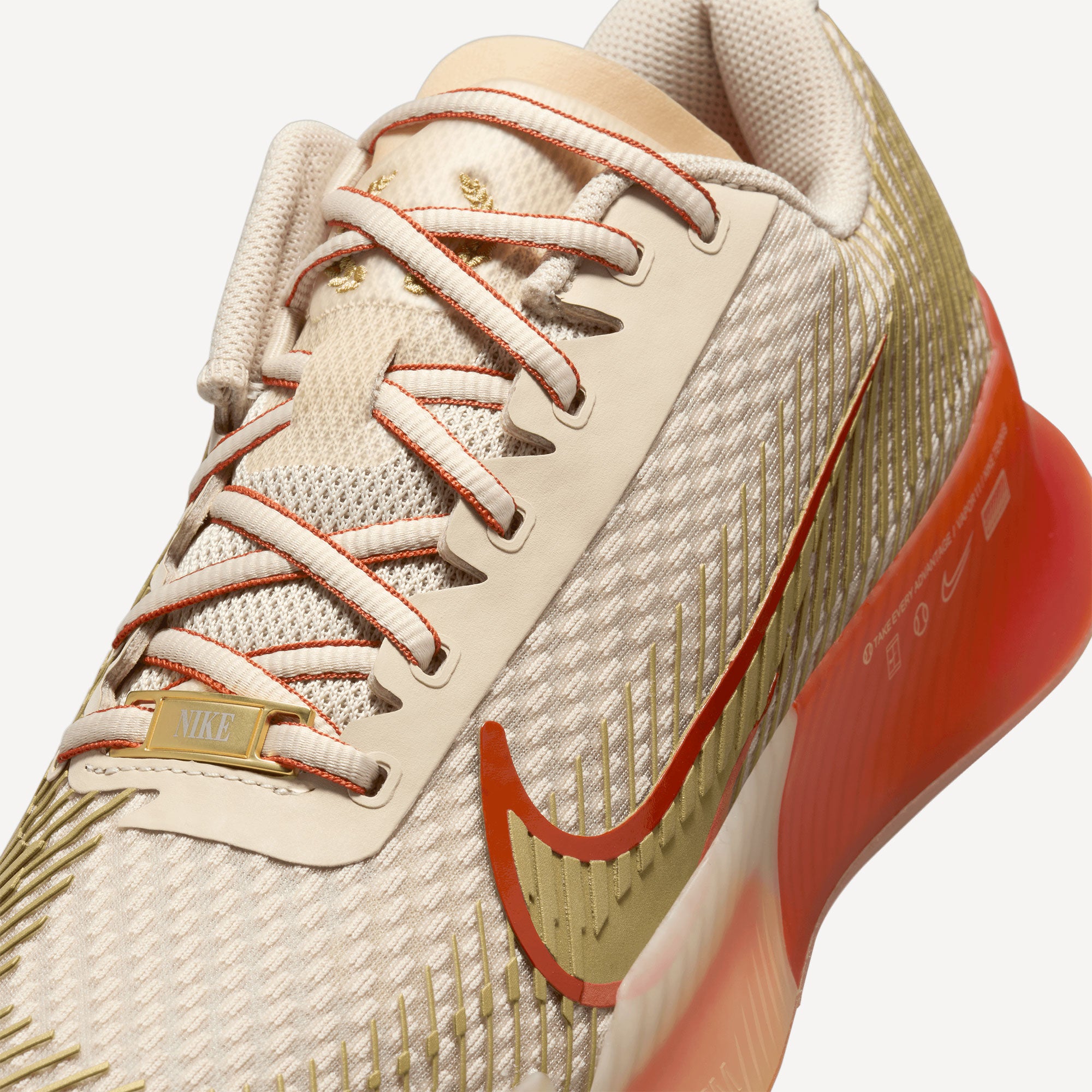 NikeCourt Air Zoom Vapor 11 Premium Women's Clay Court Tennis Shoes - Sand (6)