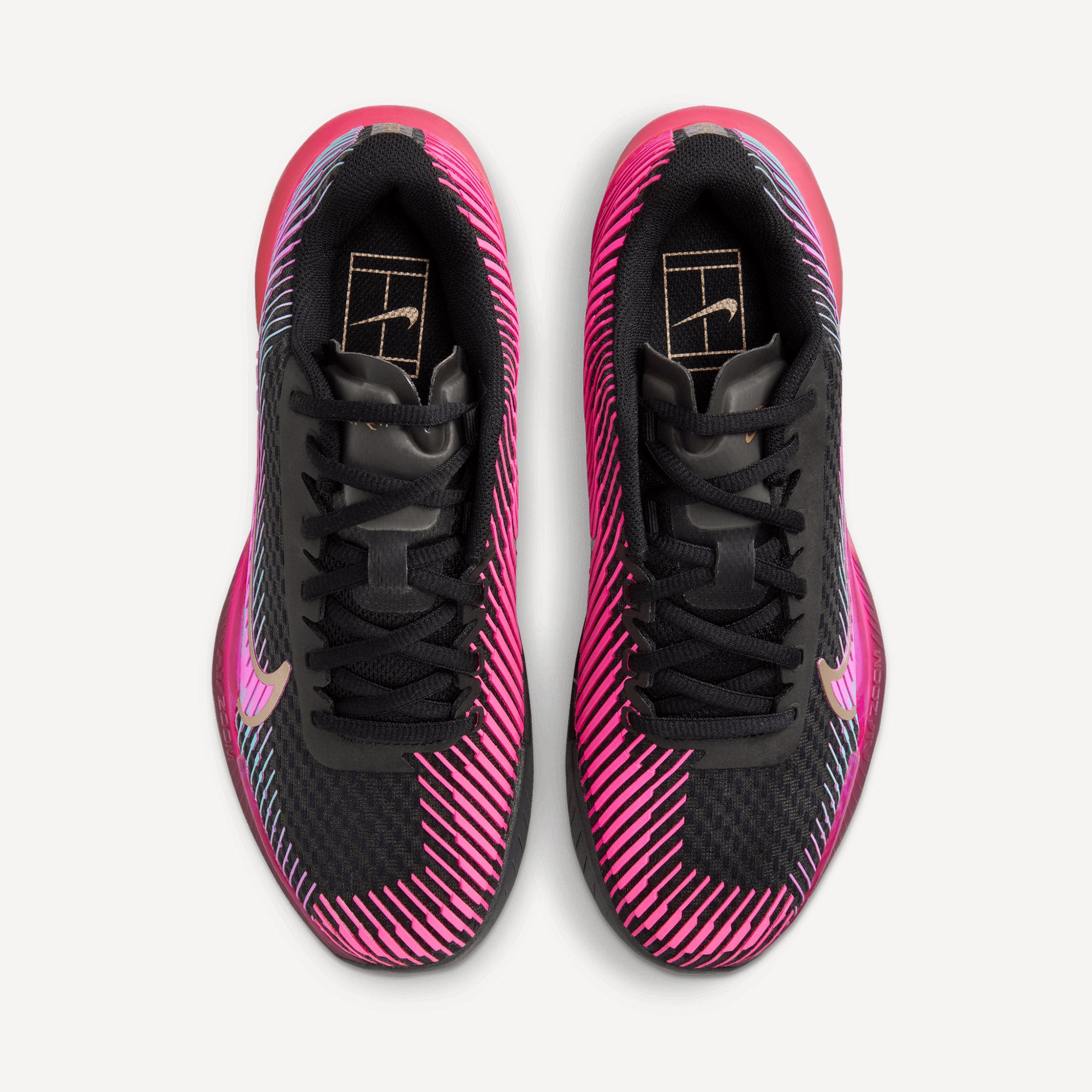 NikeCourt Air Zoom Vapor 11 Premium Women's Hard Court Tennis Shoes Black (6)