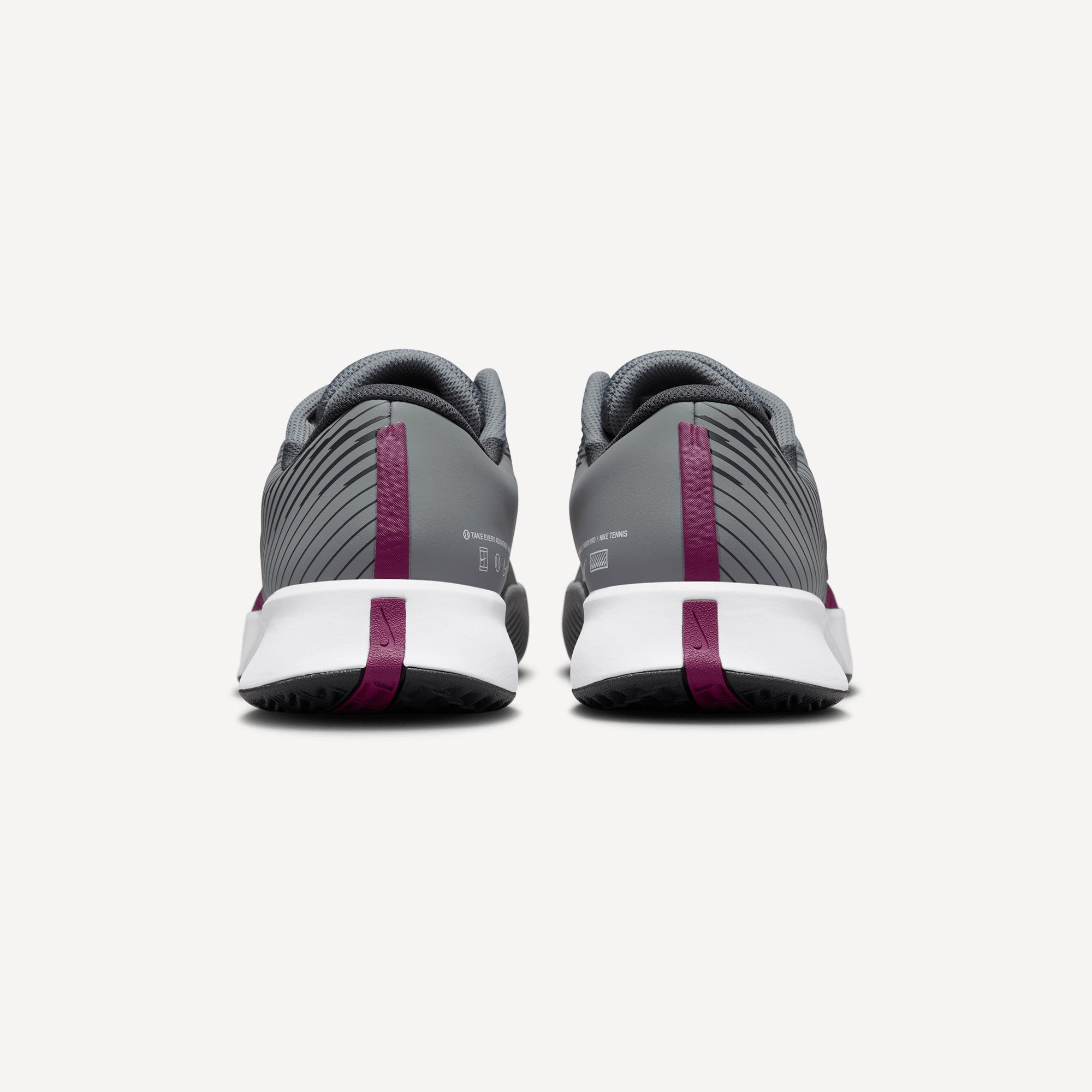 NikeCourt Air Zoom Vapor Pro 2 Men's Clay Court Tennis Shoes - Grey (5)