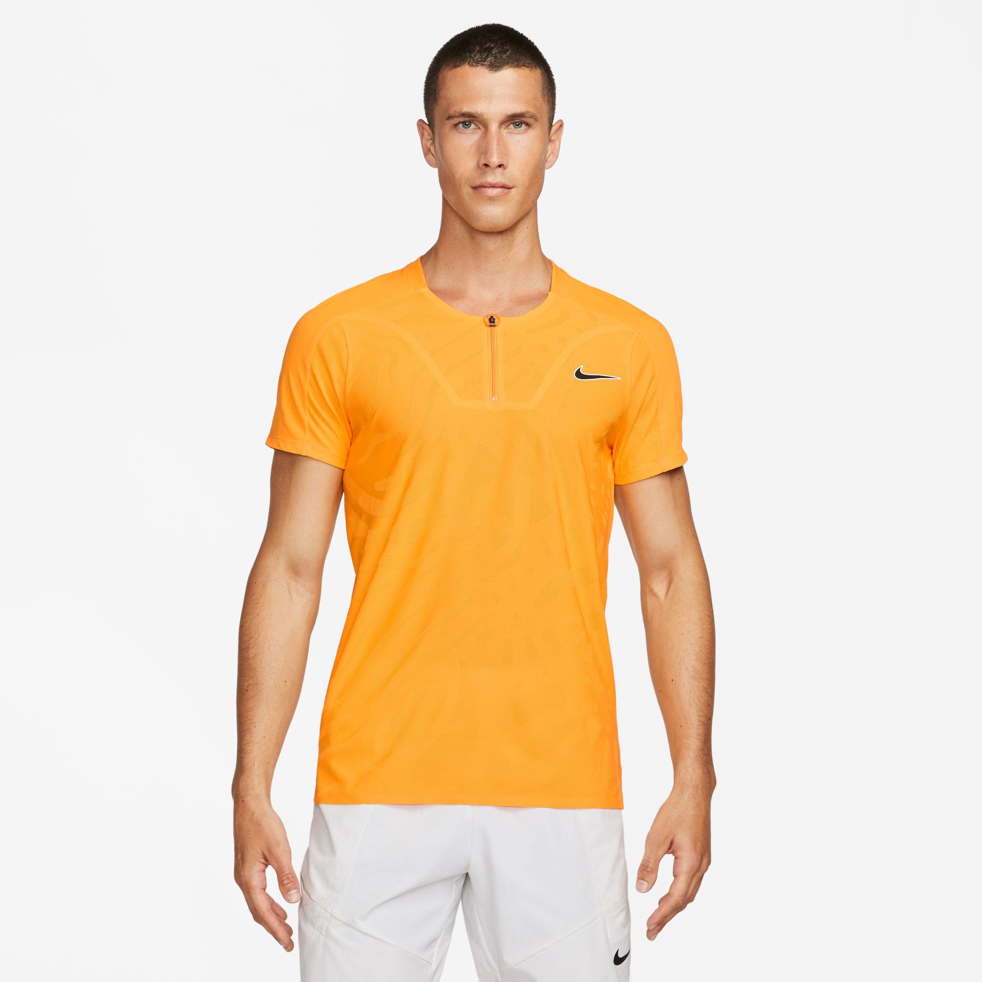 NikeCourt Dri-FIT ADV Slam New York Men's Tennis Polo Orange (1)