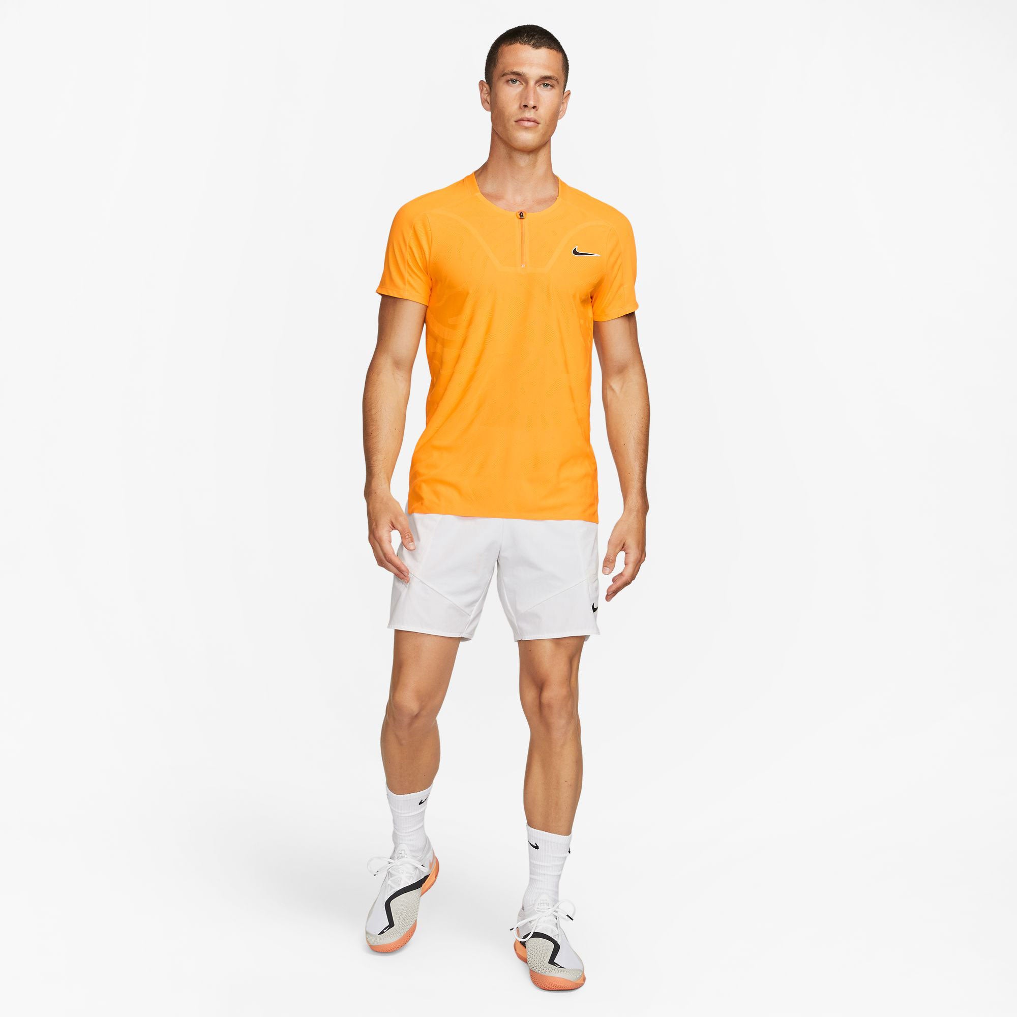 NikeCourt Dri-FIT ADV Slam New York Men's Tennis Polo Orange (5)