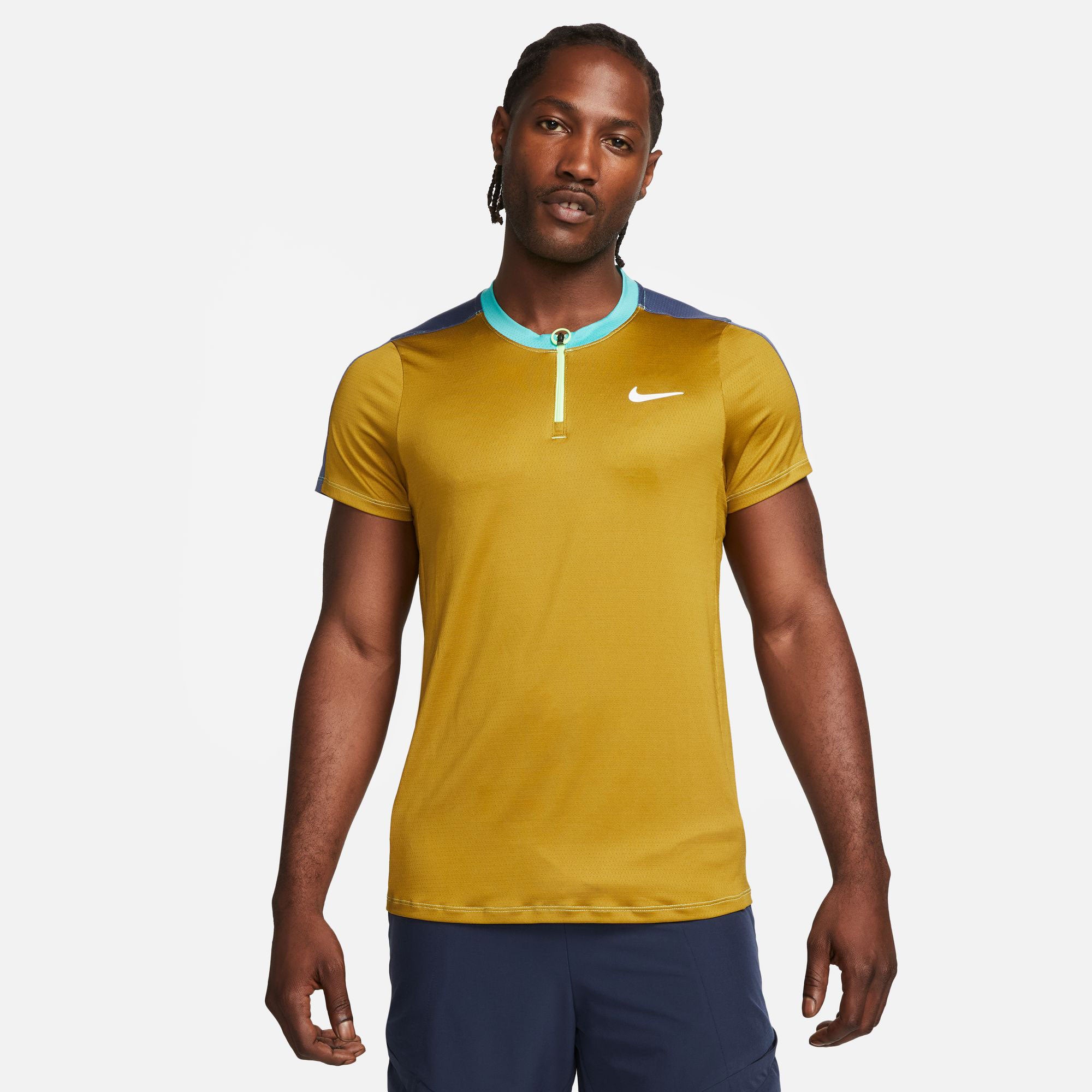 NikeCourt Dri-FIT Advantage Men's Tennis Polo White (1)