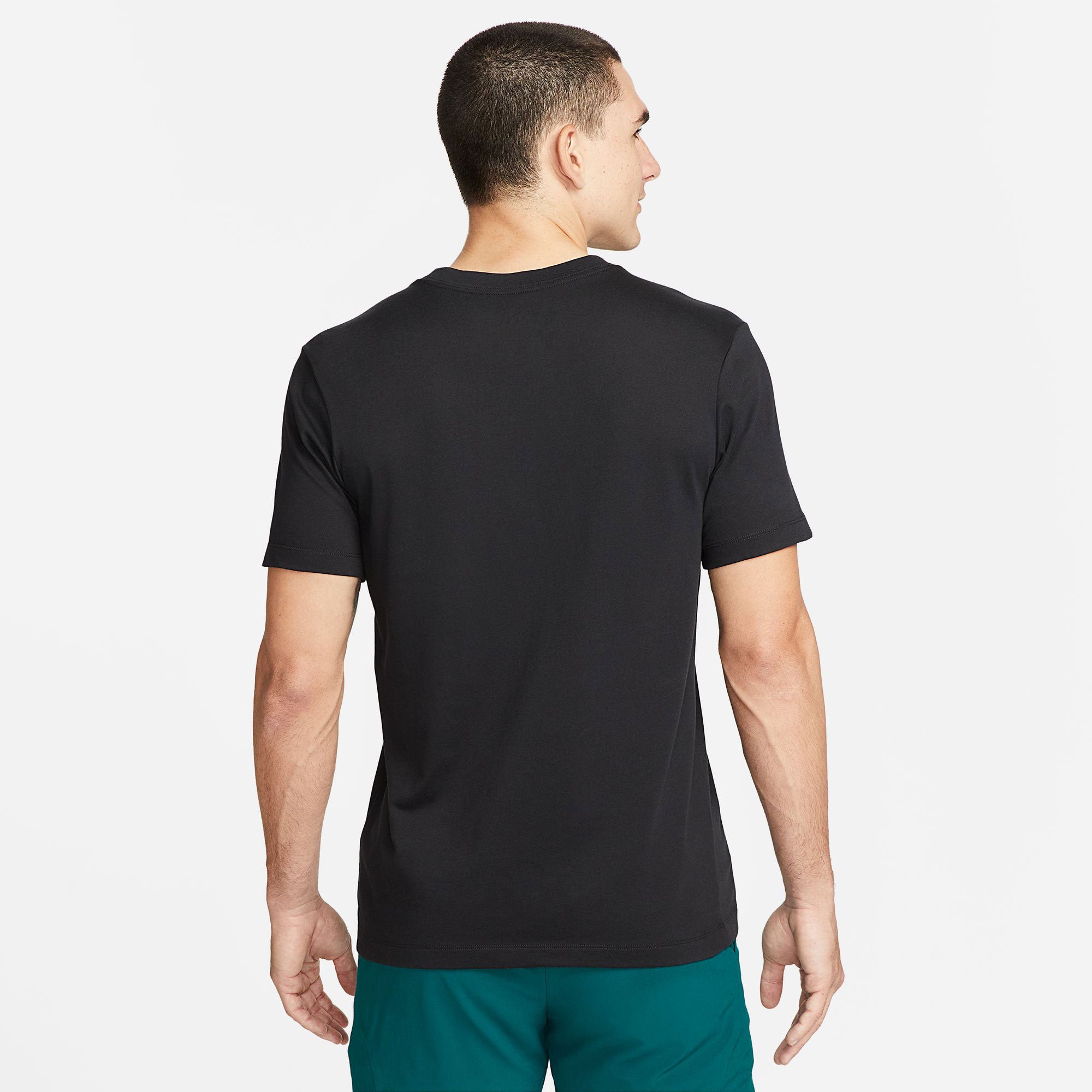 NikeCourt Dri-FIT Court Men's Tennis T-Shirt Black (2)