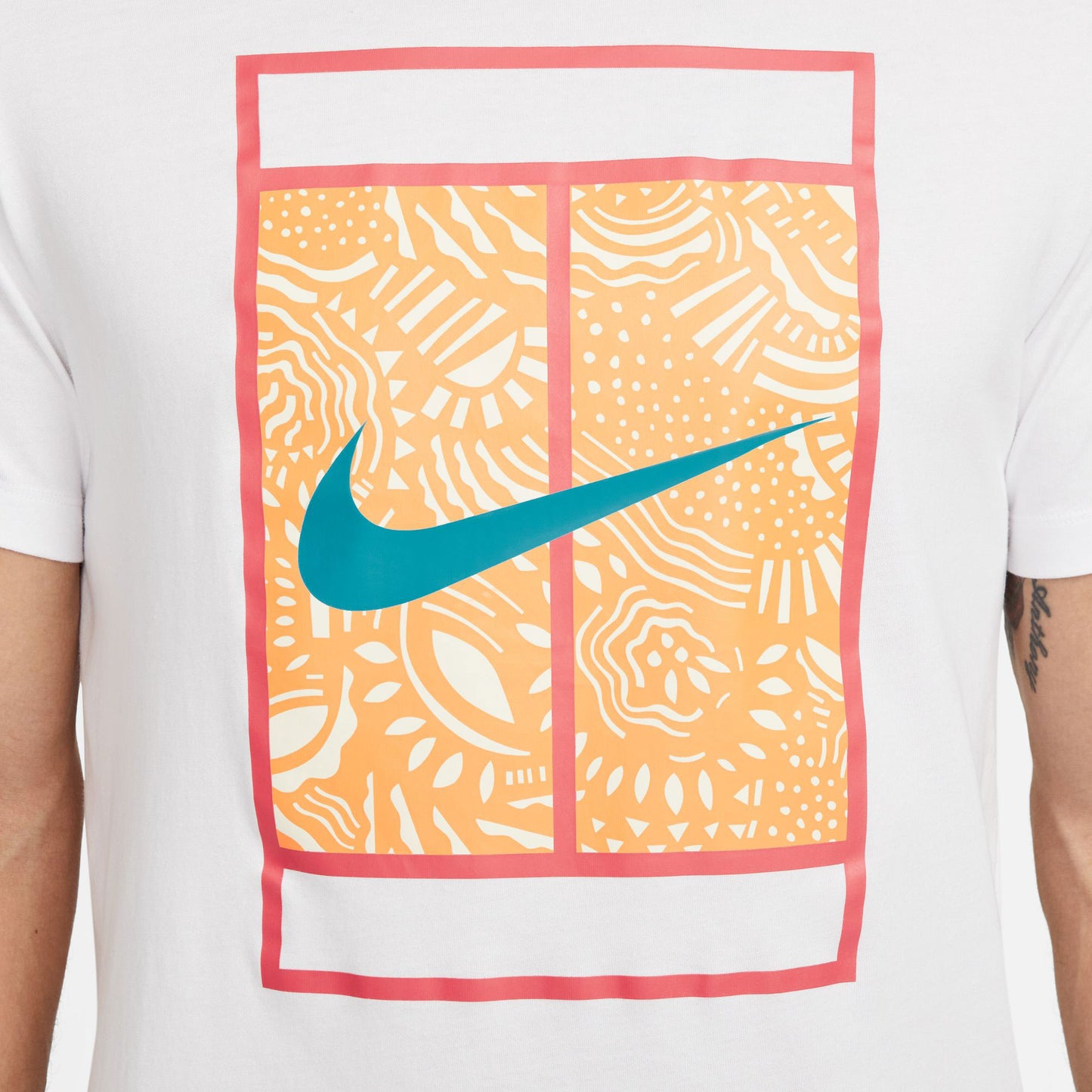 NikeCourt Dri-FIT Court Men's Tennis T-Shirt White (4)