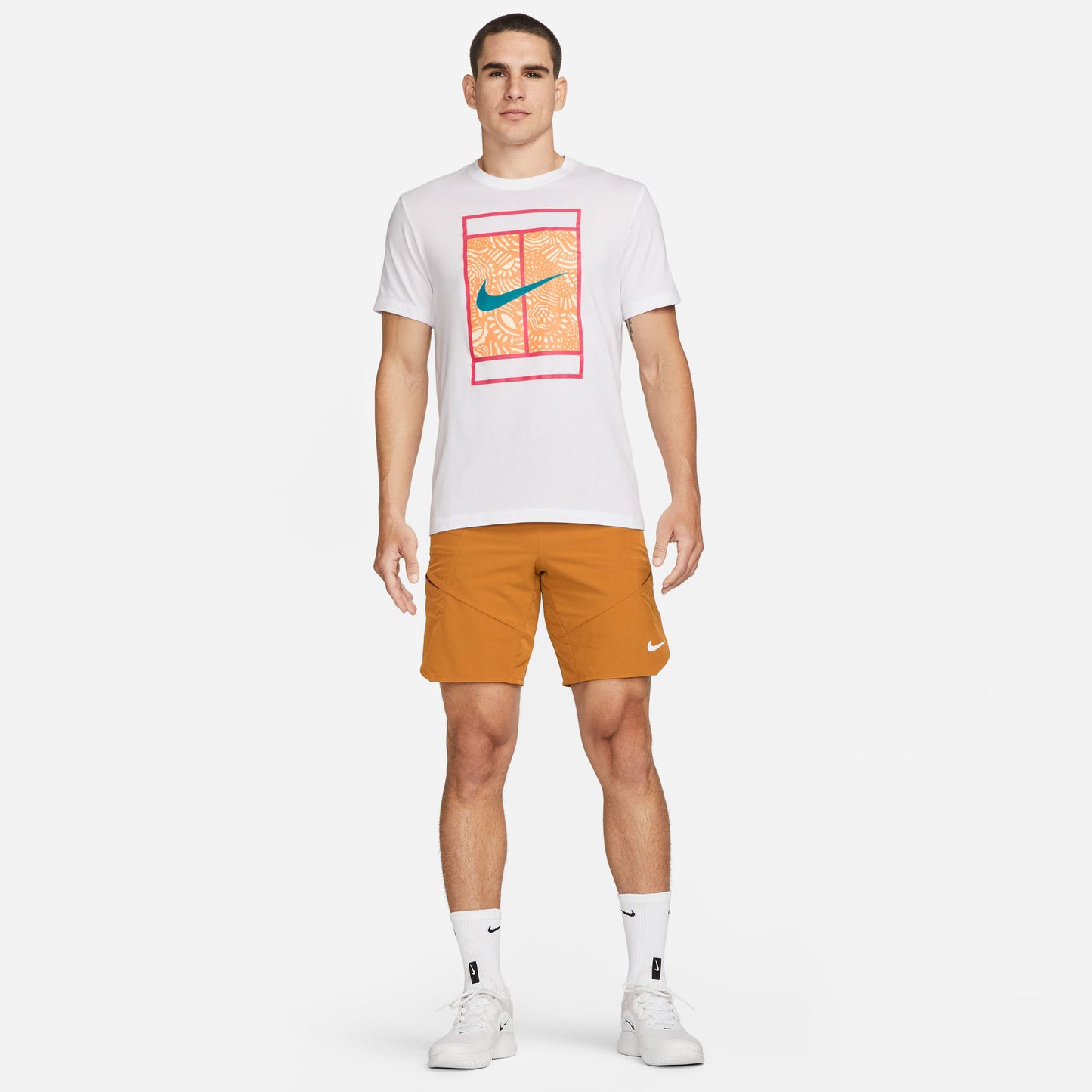 NikeCourt Dri-FIT Court Men's Tennis T-Shirt White (5)