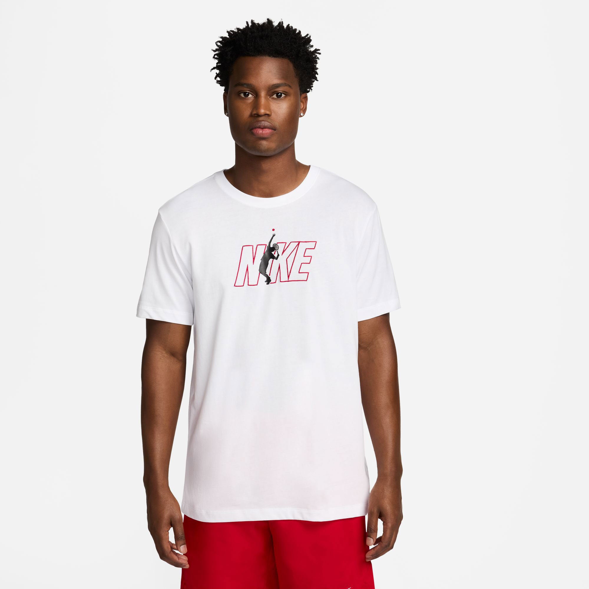 NikeCourt Dri-FIT Men's Tennis T-Shirt - White (1)