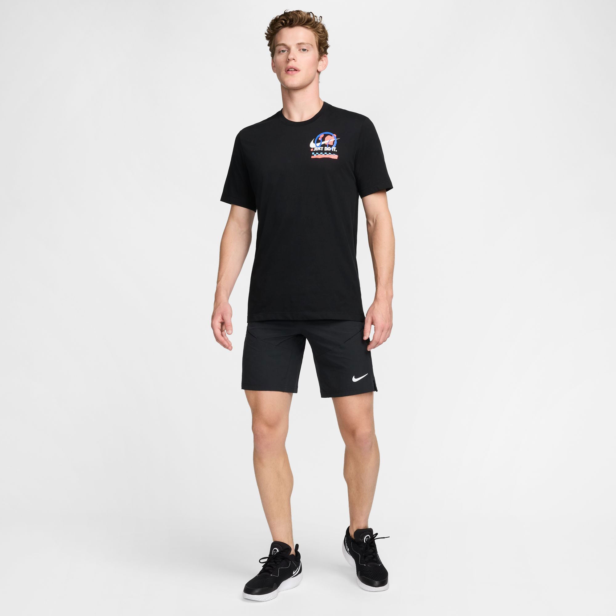 NikeCourt Dri-FIT Men's Tennis T-Shirt - Black (4)