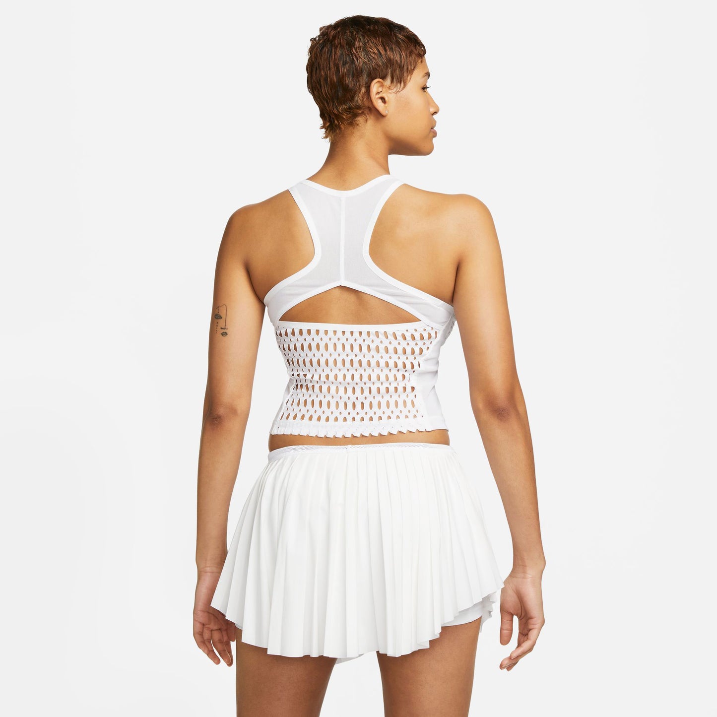 NikeCourt Dri-FIT Slam London Women's Tennis Tank White (2)