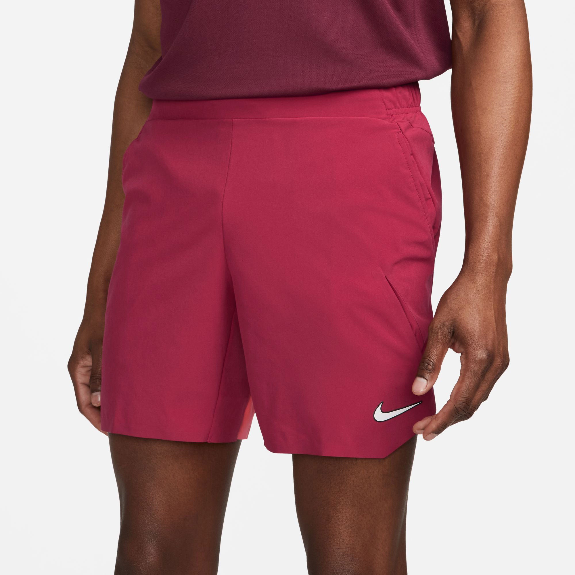 NikeCourt Dri-FIT Slam New York Men's Tennis Shorts Red (3)