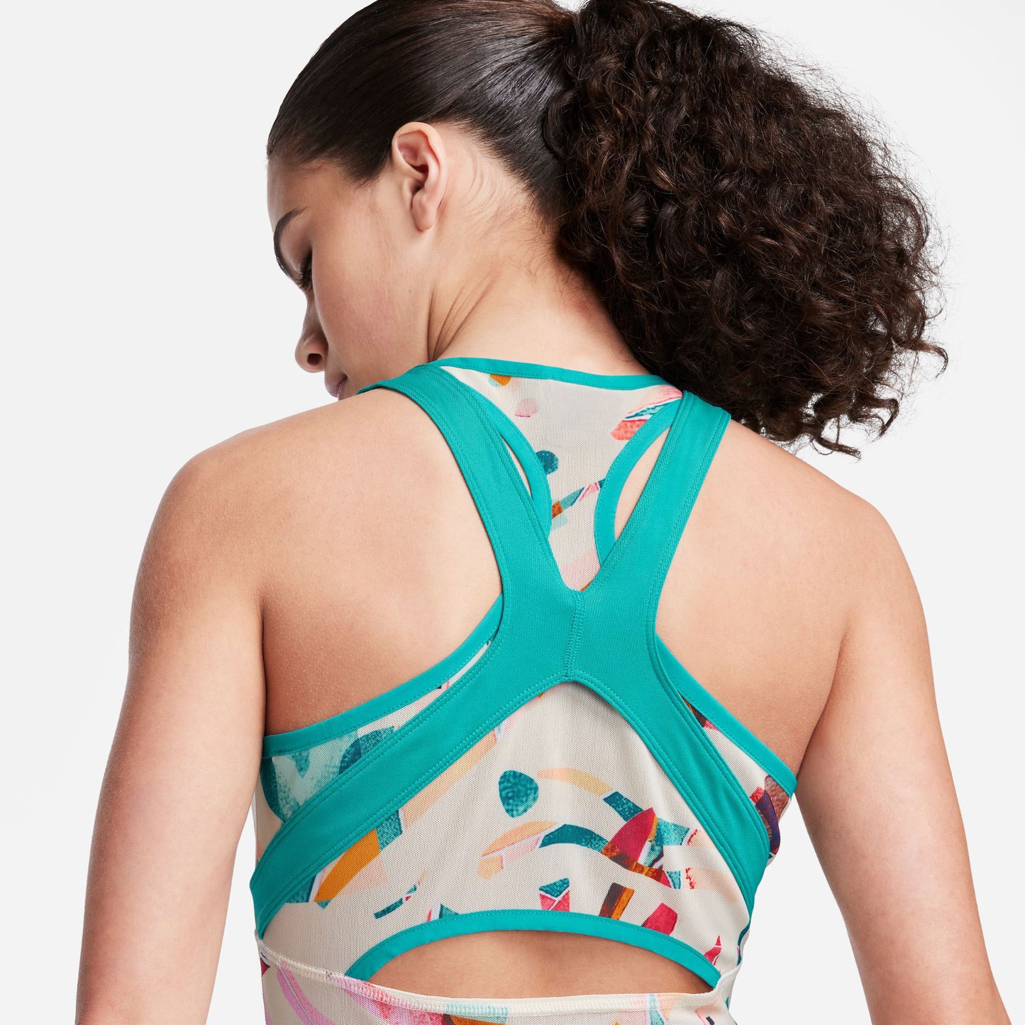 NikeCourt Dri-FIT Slam New York Women's Printed Tennis Dress White (5)