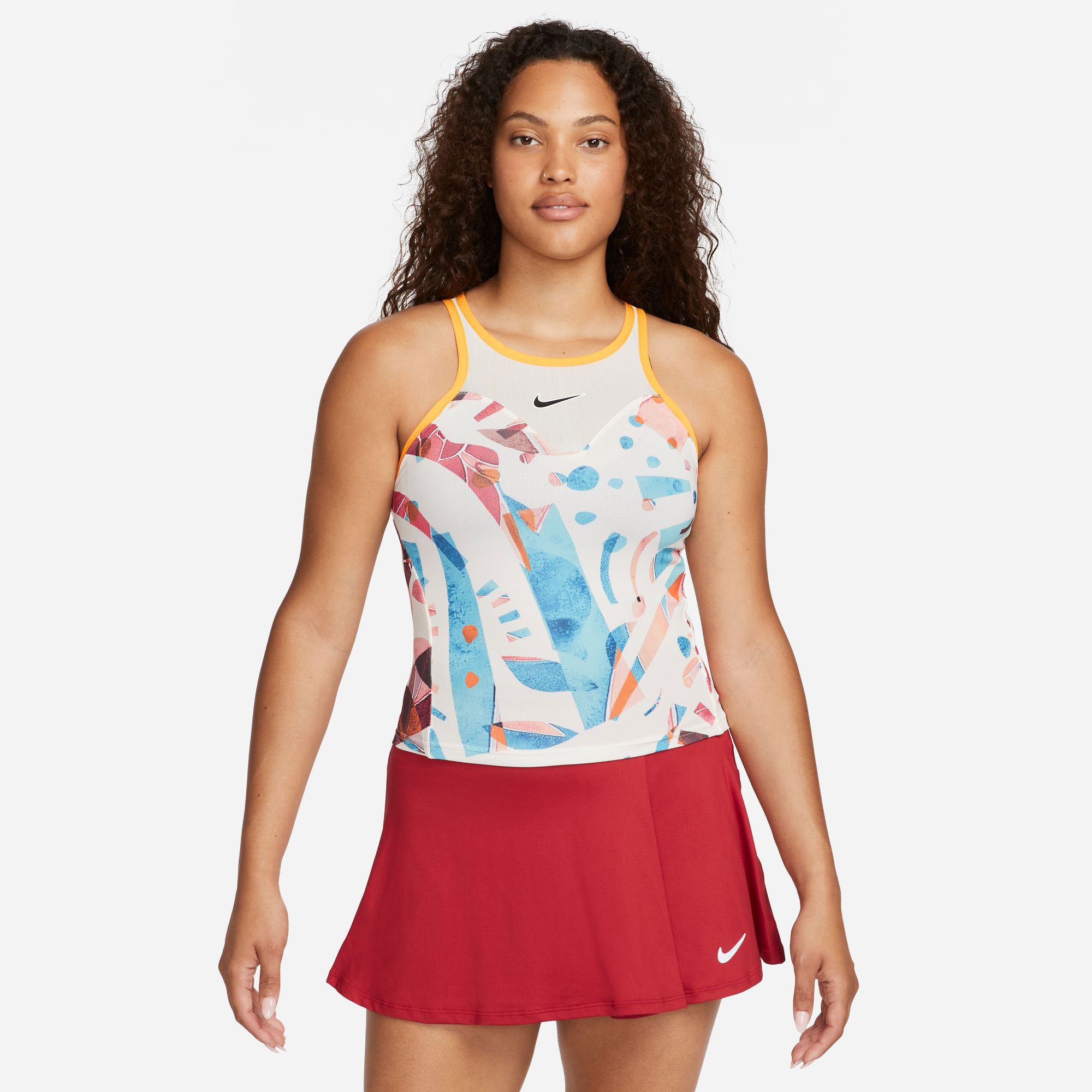 NikeCourt Dri-FIT Slam New York Women's Printed Tennis Tank White (1)