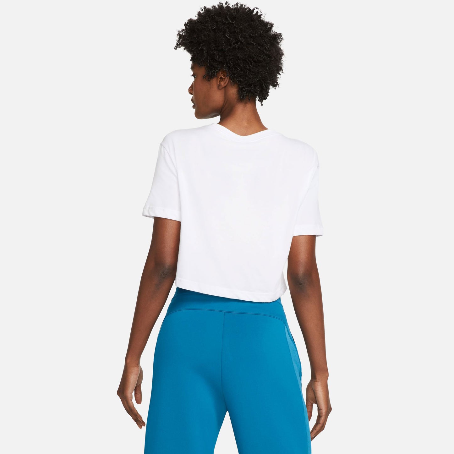 NikeCourt Dri-FIT Slam Women's Tennis Crop Top White (2)