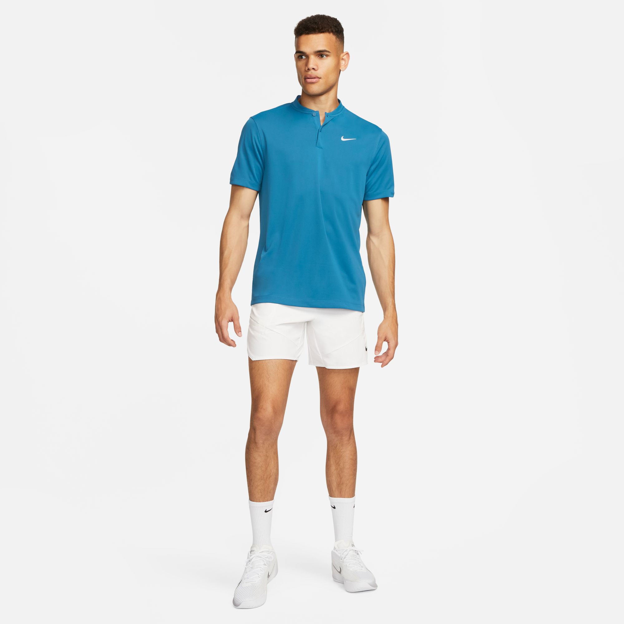 NikeCourt Dri-FIT Victory Blade Men's Tennis Polo Blue (5)