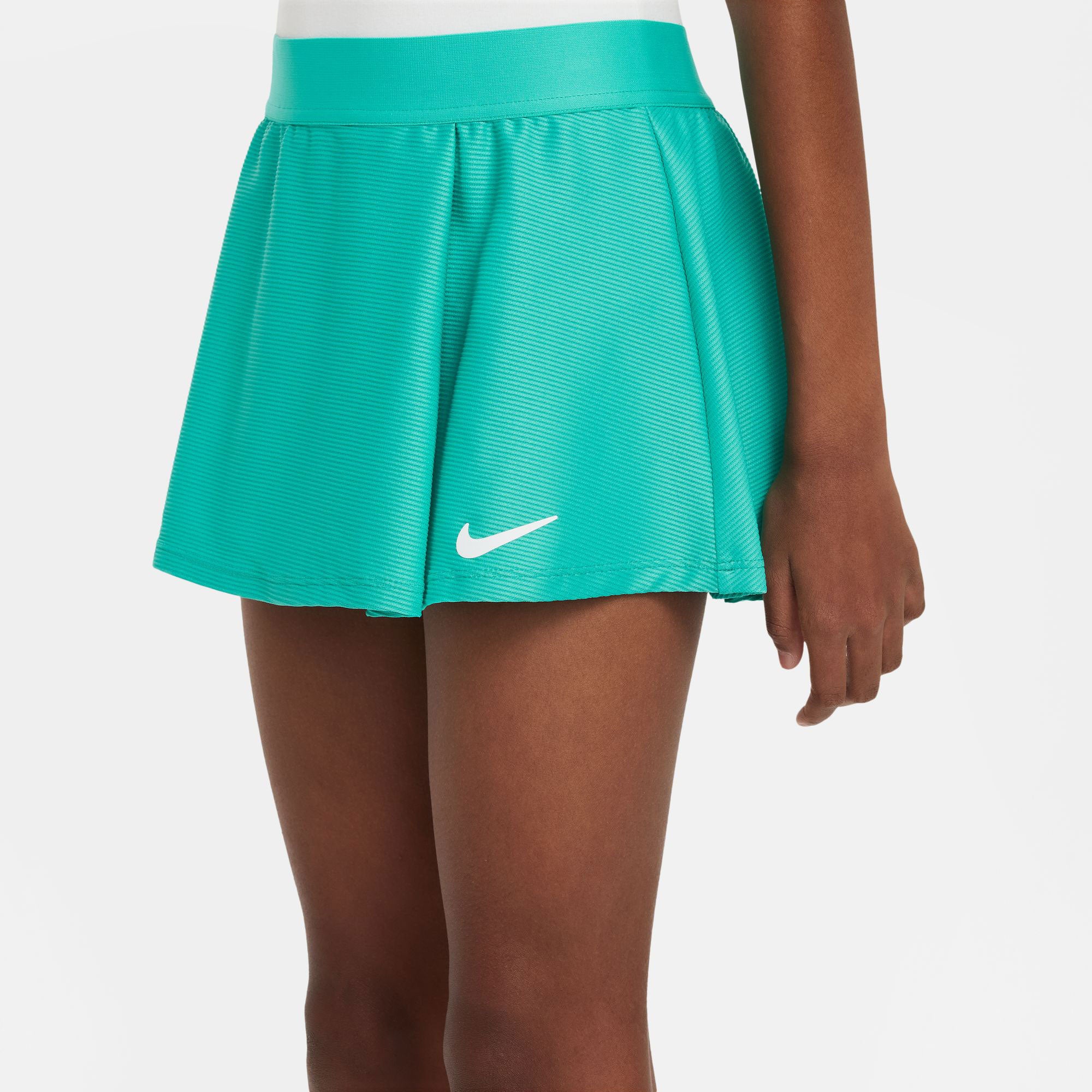 NikeCourt Dri-FIT Victory Girls' Tennis Skirt Green (3)