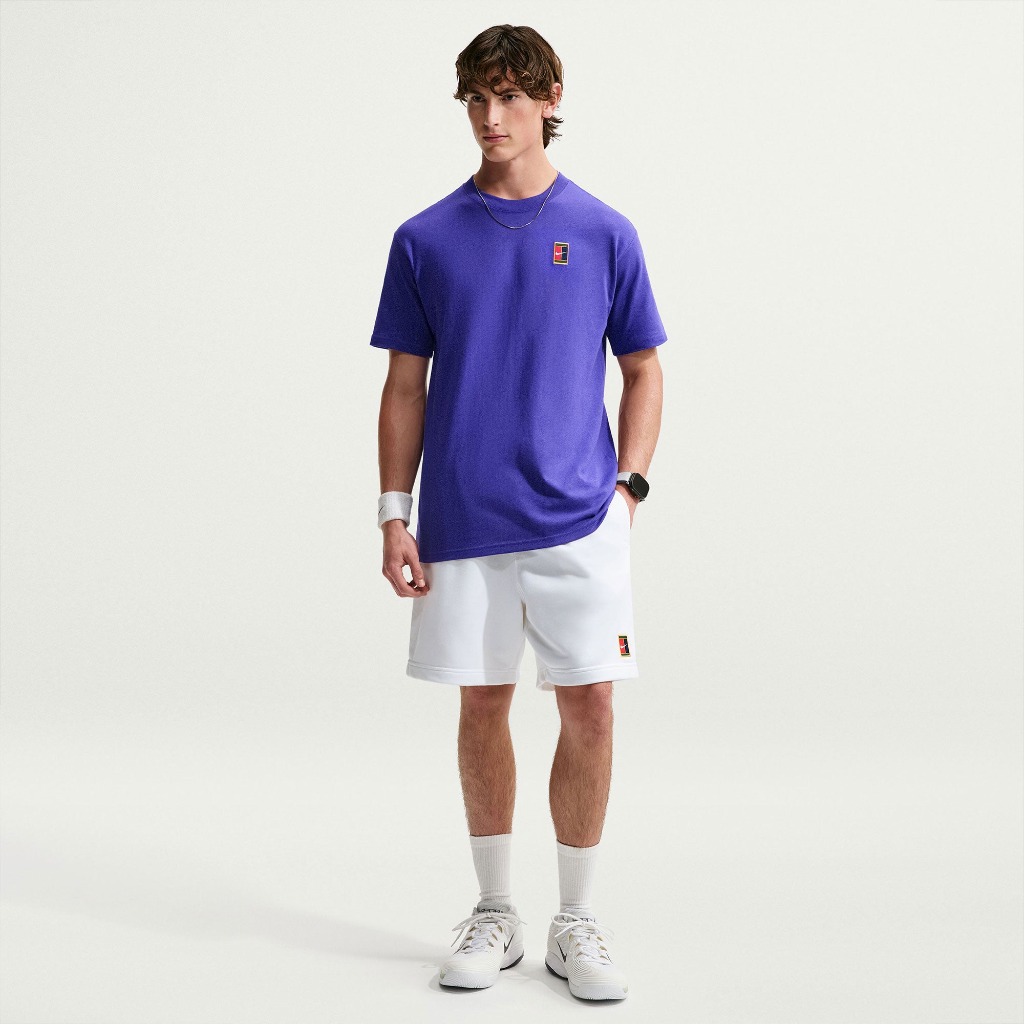 NikeCourt Heritage Max90 Men's Tennis T-Shirt - Purple (4)