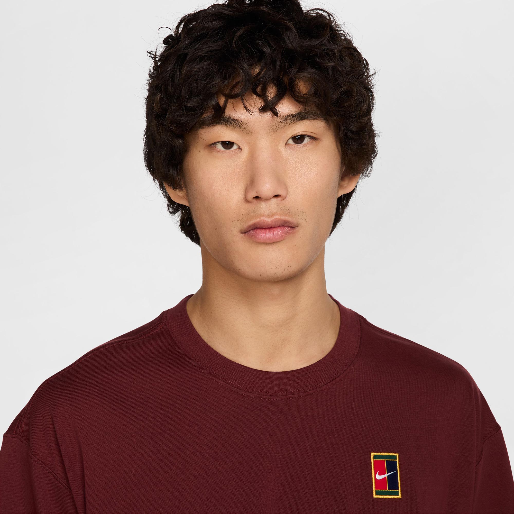 NikeCourt Heritage Max90 Men's Tennis T-Shirt - Red (3)
