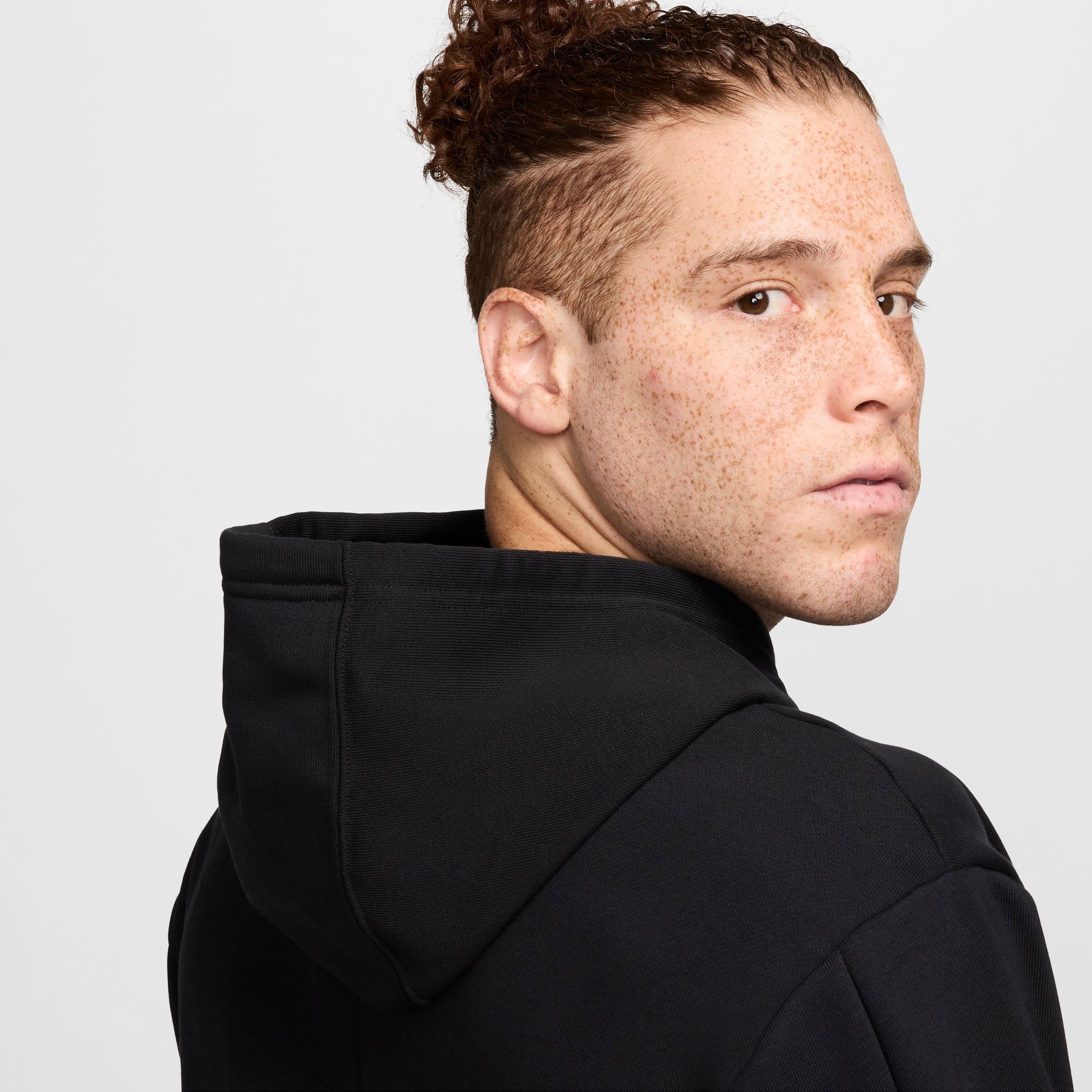 NikeCourt Heritage Men's Dri-FIT Fleece Tennis Hoodie - Black (6)