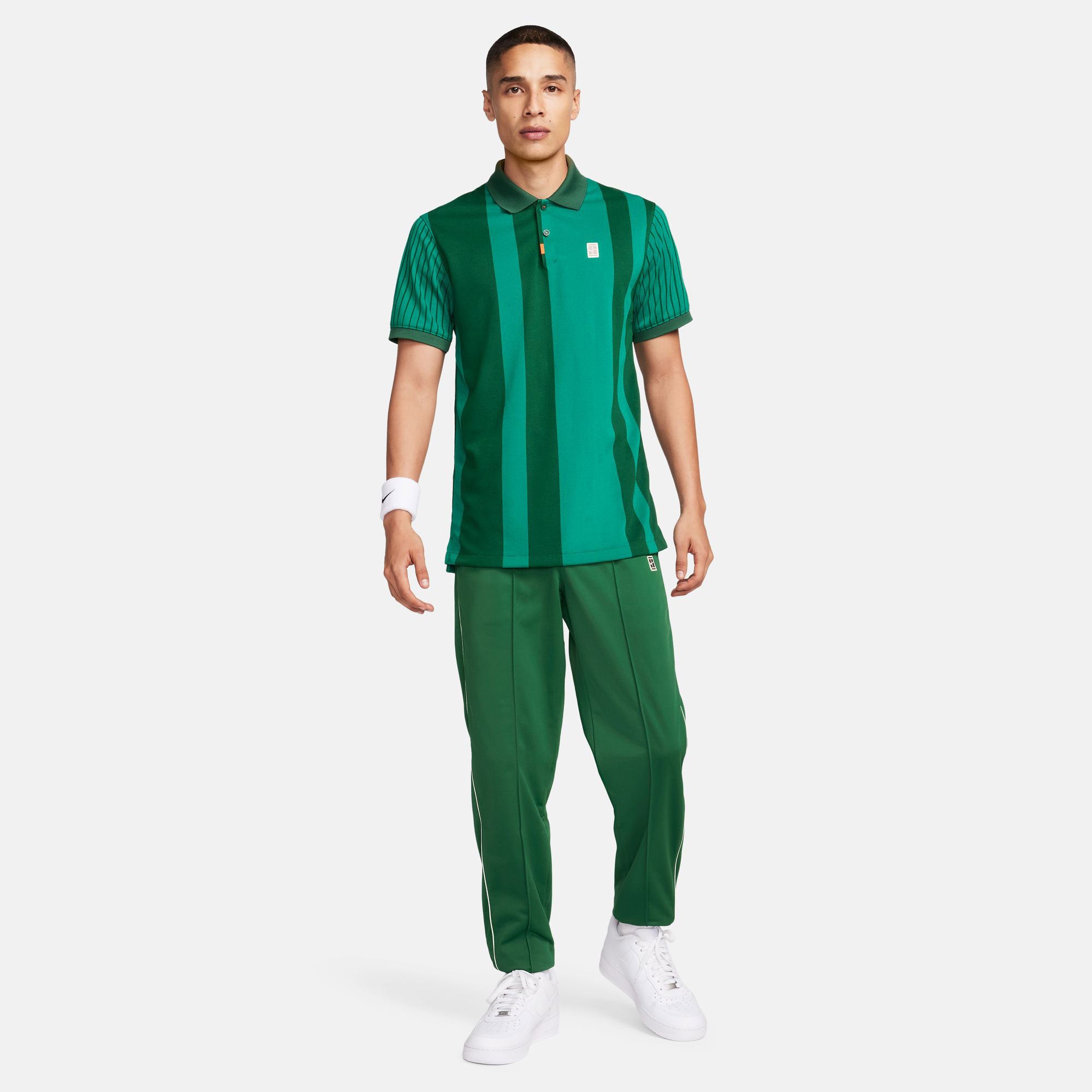 NikeCourt Heritage Men's Dri-FIT Printed Tennis Polo - Green (7)