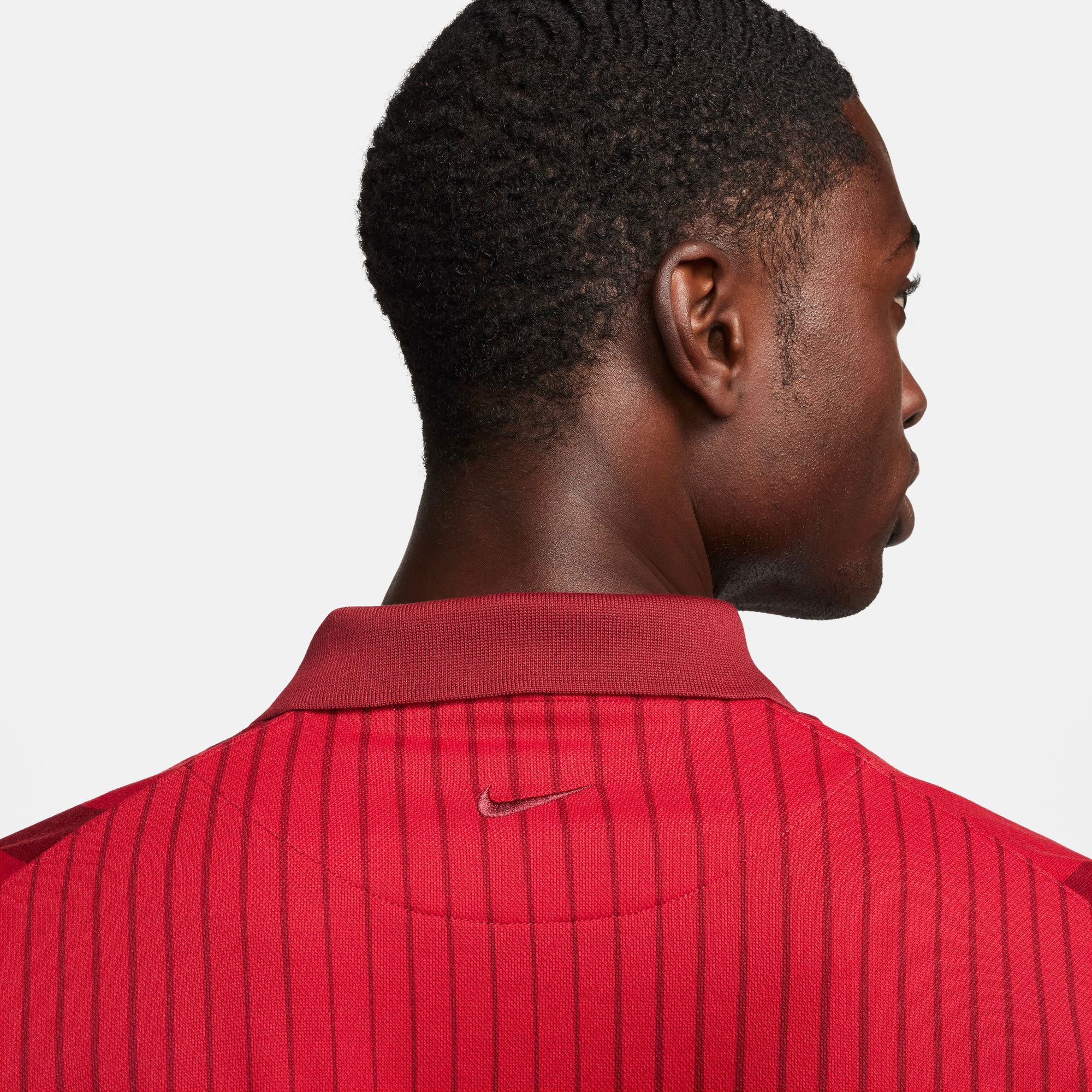 NikeCourt Heritage Men's Dri-FIT Printed Tennis Polo - Red (6)