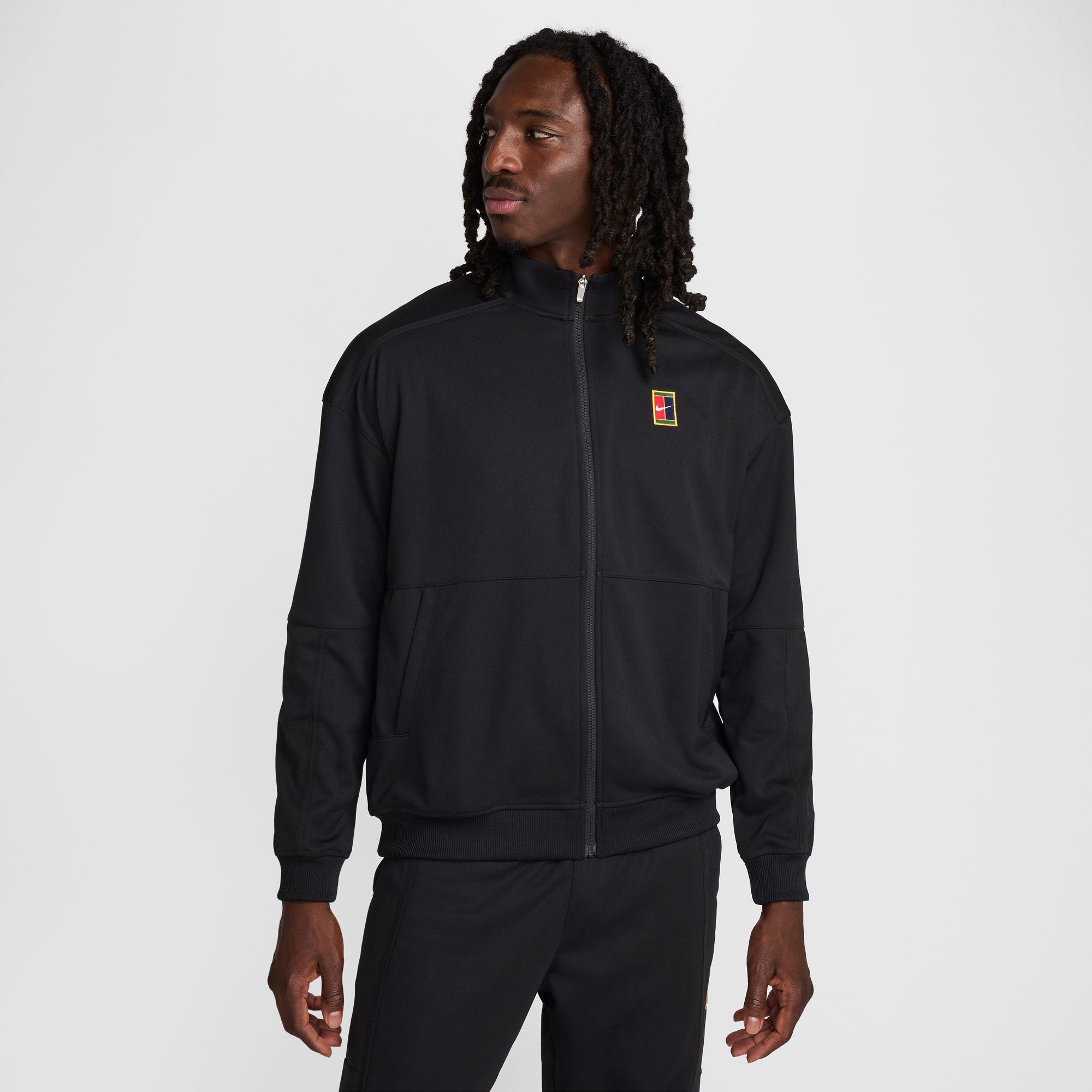 NikeCourt Heritage Men's Dri-FIT Tennis Jacket - Black (1)