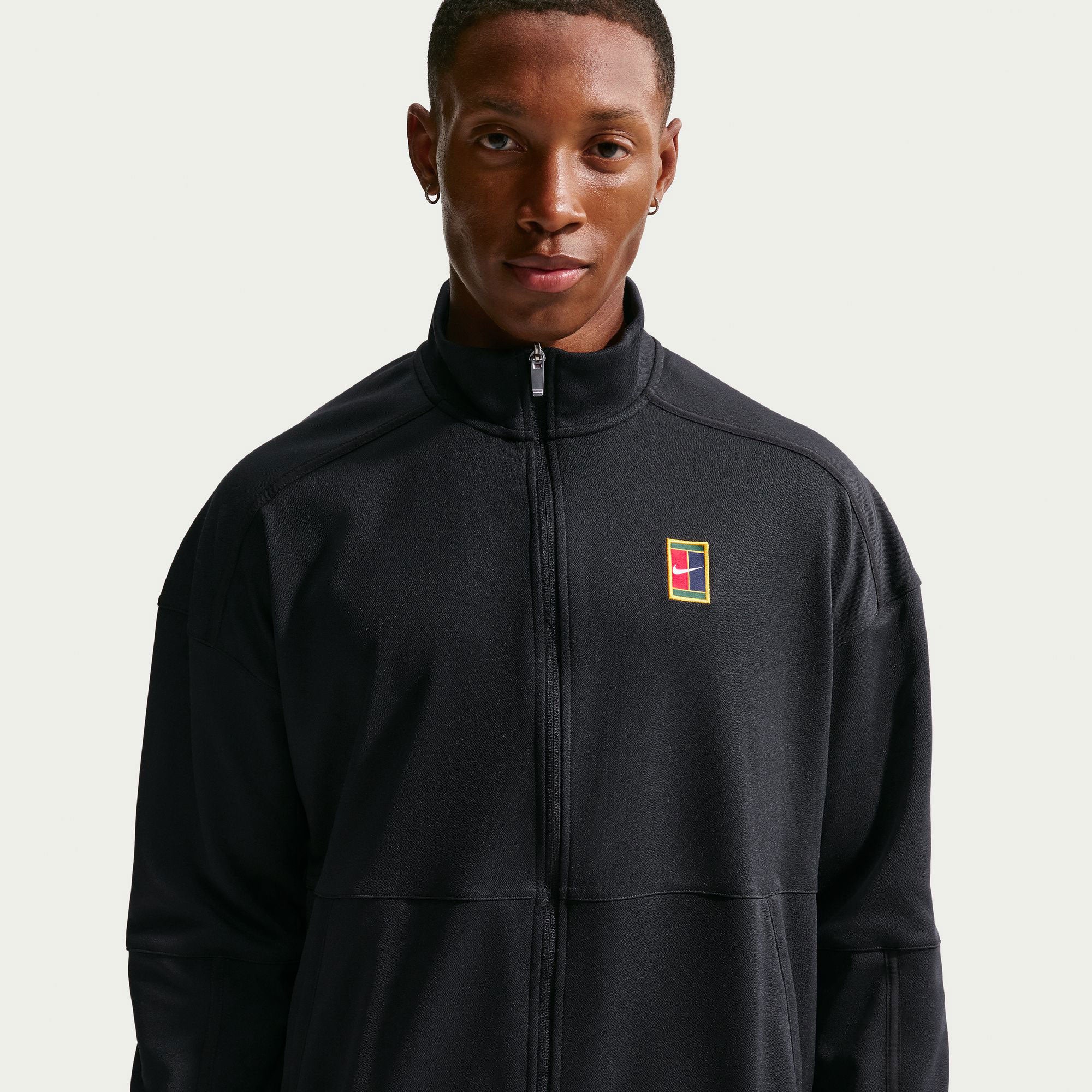 NikeCourt Heritage Men's Dri-FIT Tennis Jacket - Black (1)