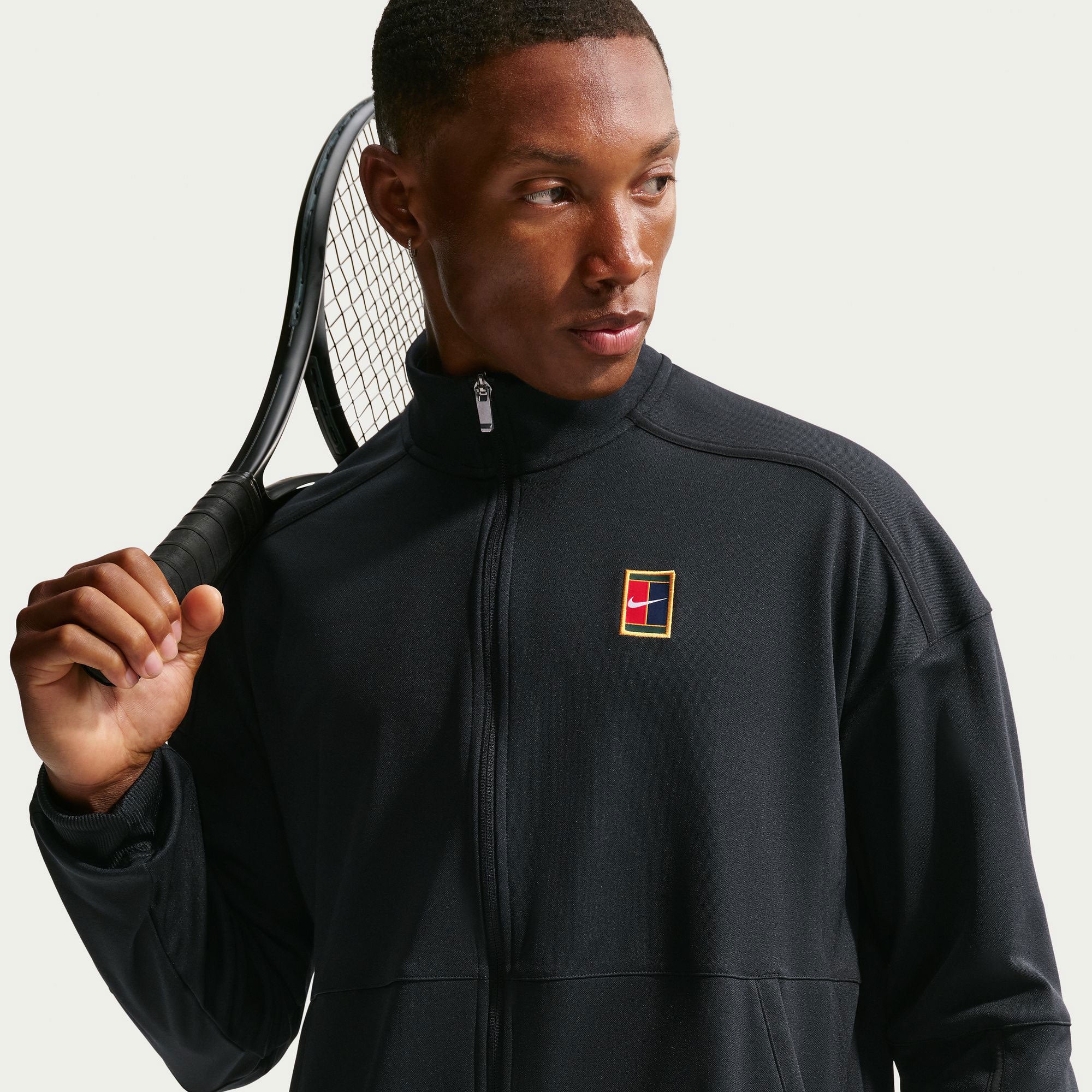 NikeCourt Heritage Men's Dri-FIT Tennis Jacket - Black (3)