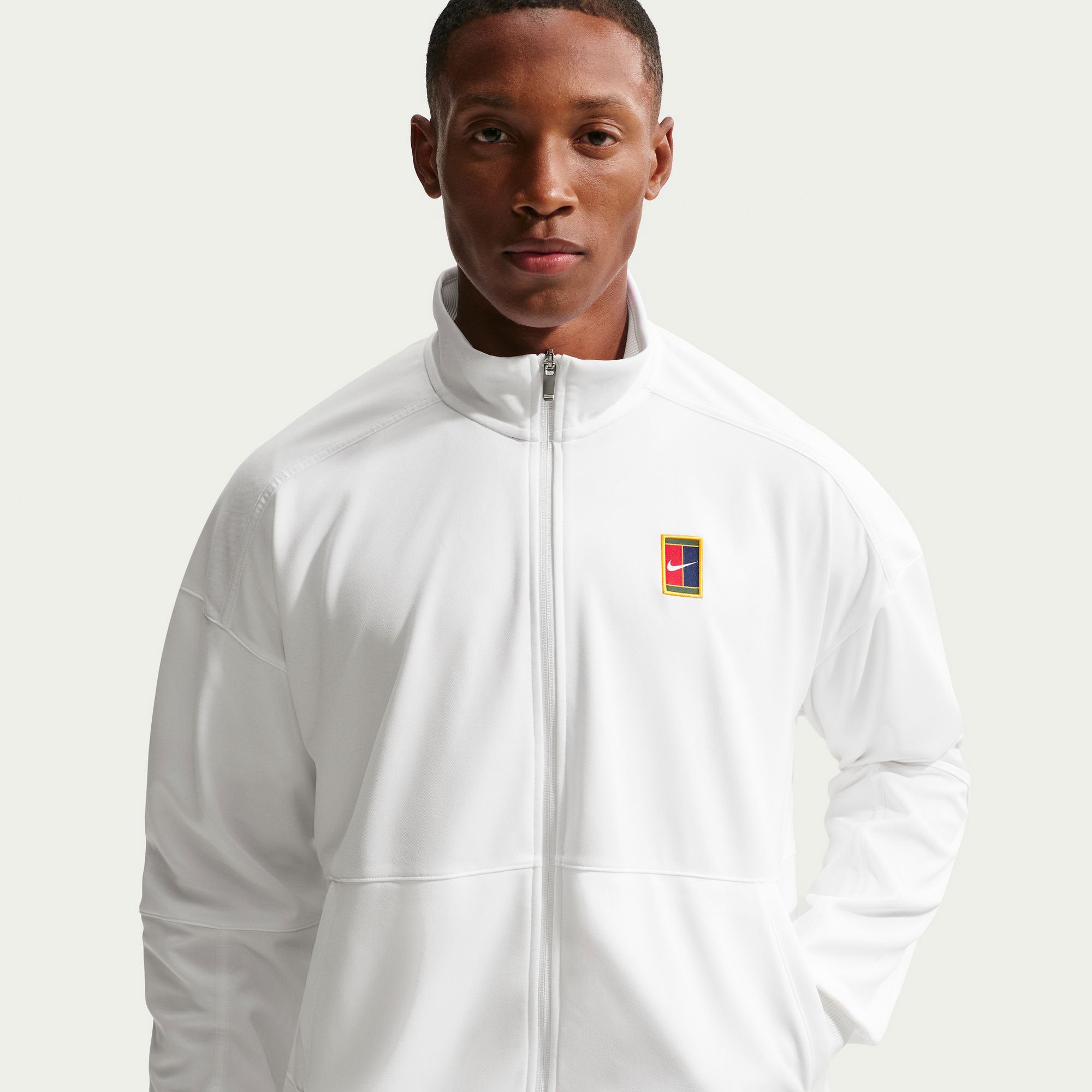 NikeCourt Heritage Men's Dri-FIT Tennis Jacket - White (1)
