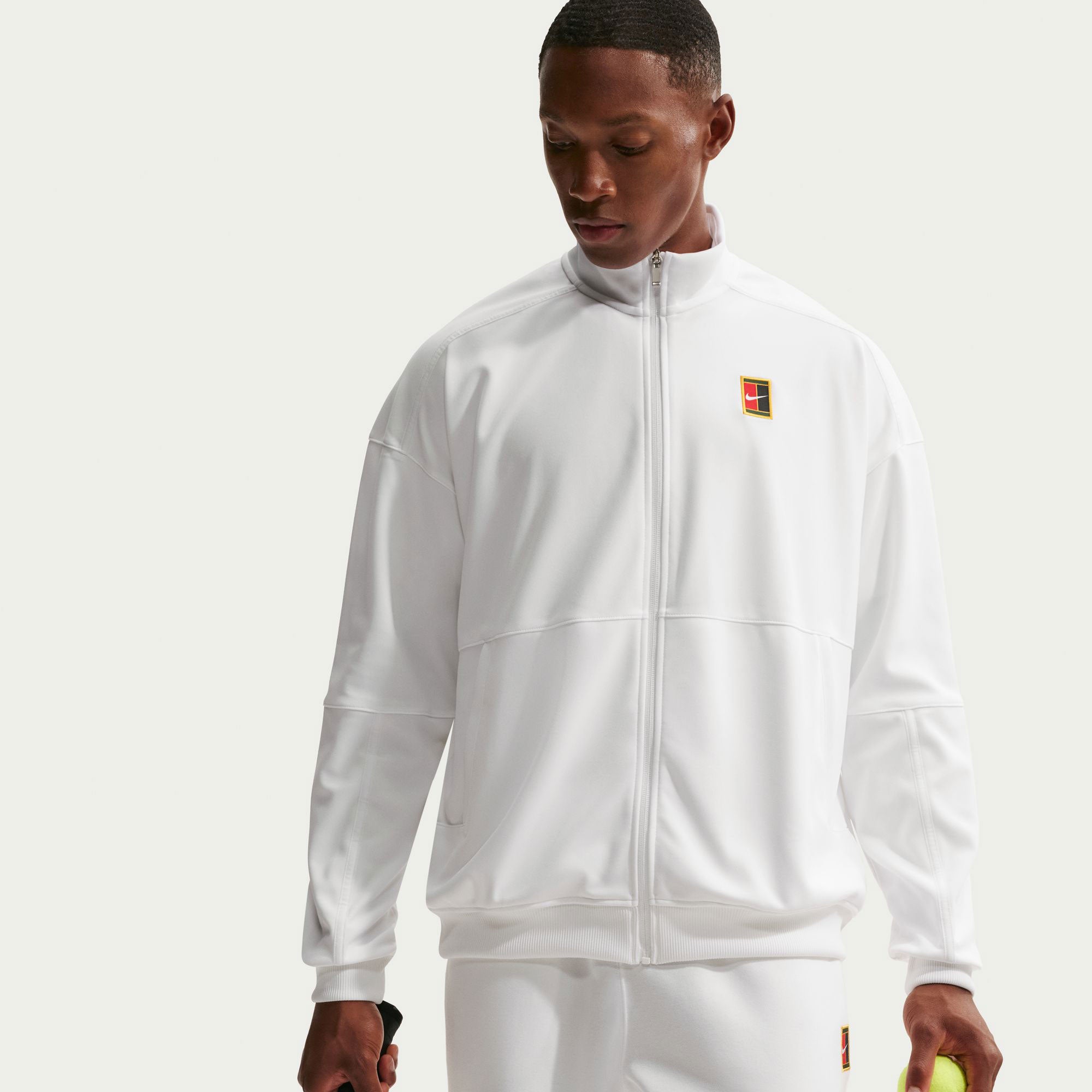NikeCourt Heritage Men's Dri-FIT Tennis Jacket - White (3)