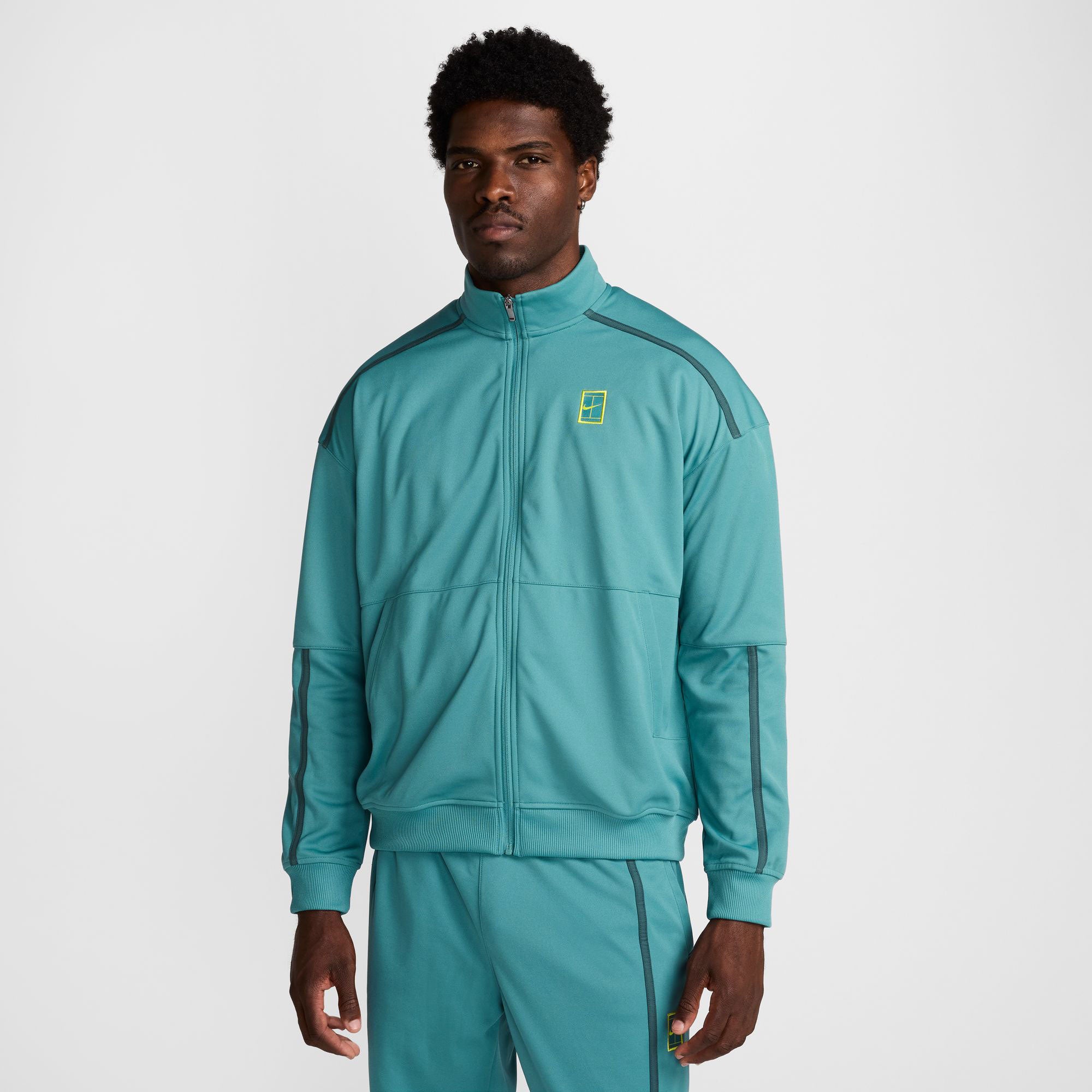 NikeCourt Heritage Men's Dri-FIT Tennis Jacket - Green (1)