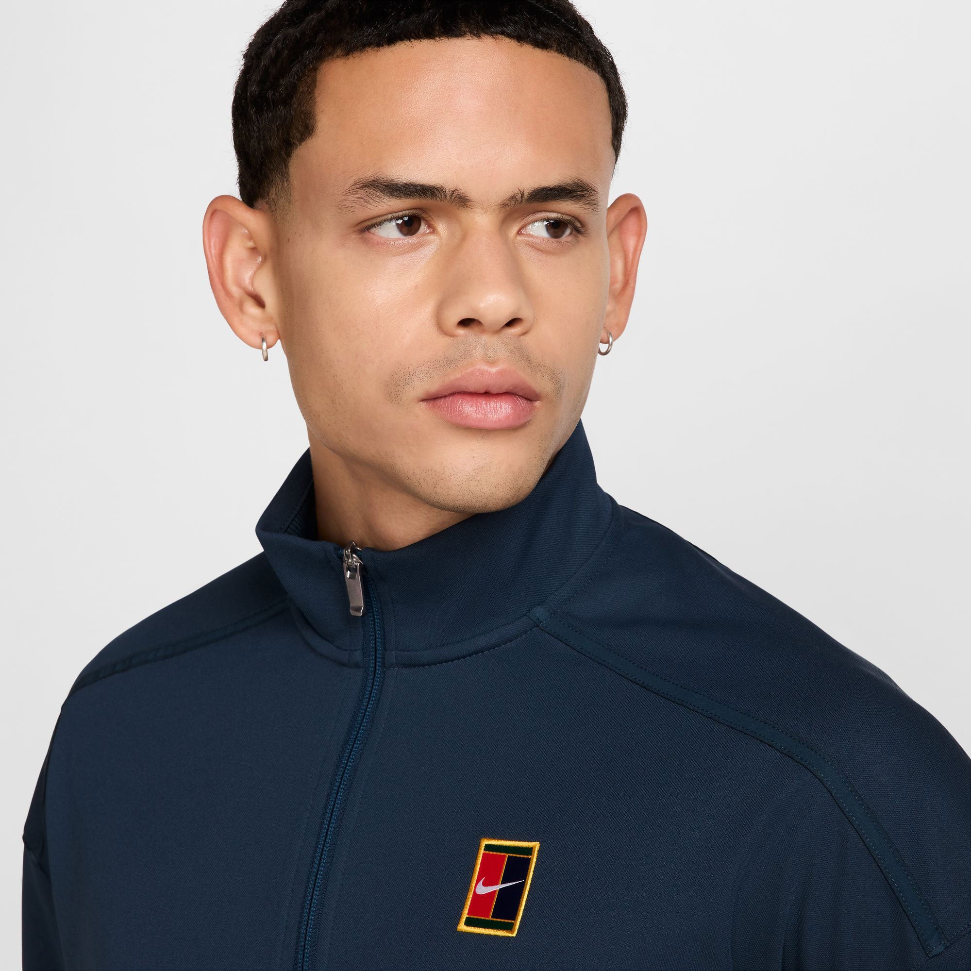 NikeCourt Heritage Men's Dri-FIT Tennis Jacket - Dark Blue (3)