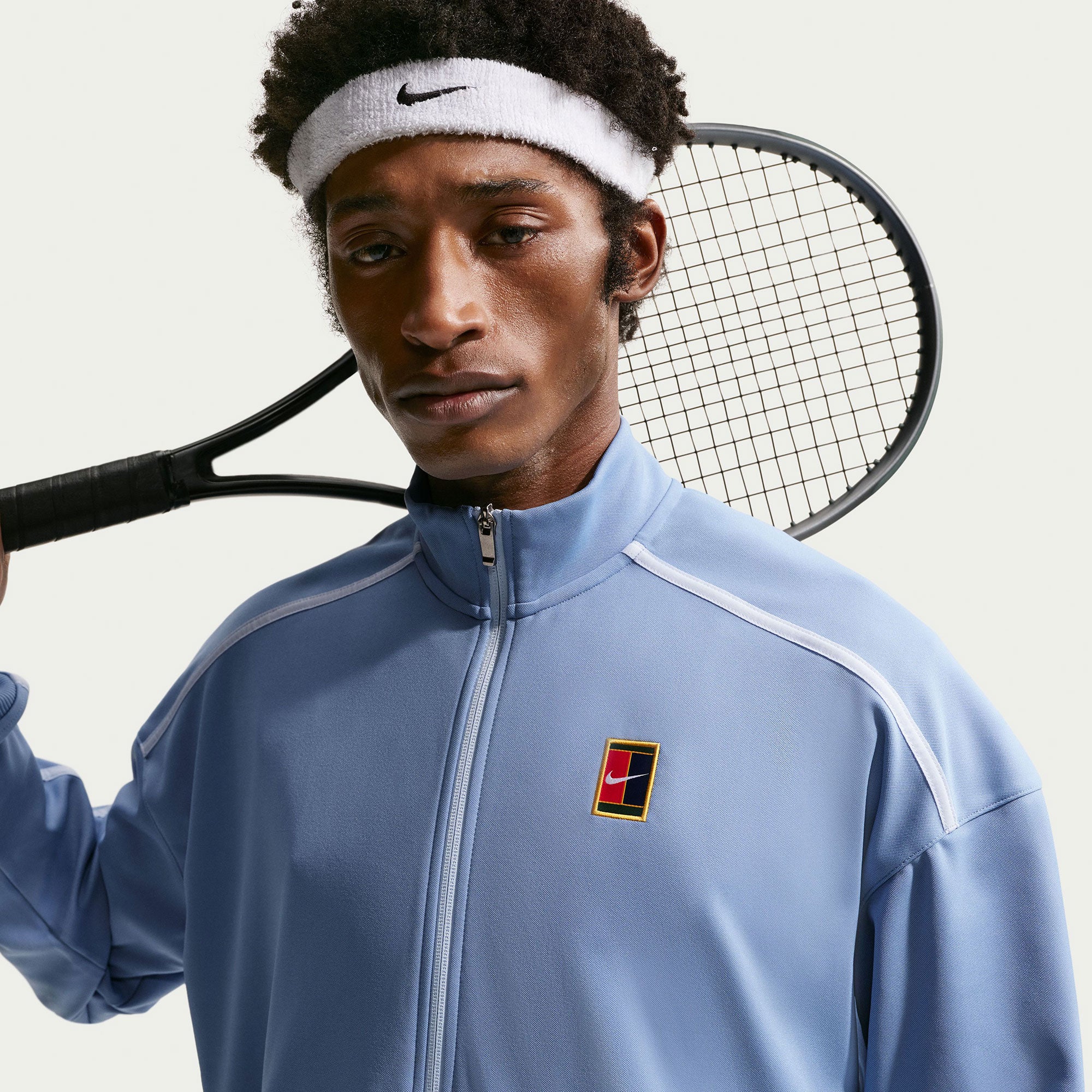 NikeCourt Heritage Men's Dri-FIT Tennis Jacket - Blue (3)