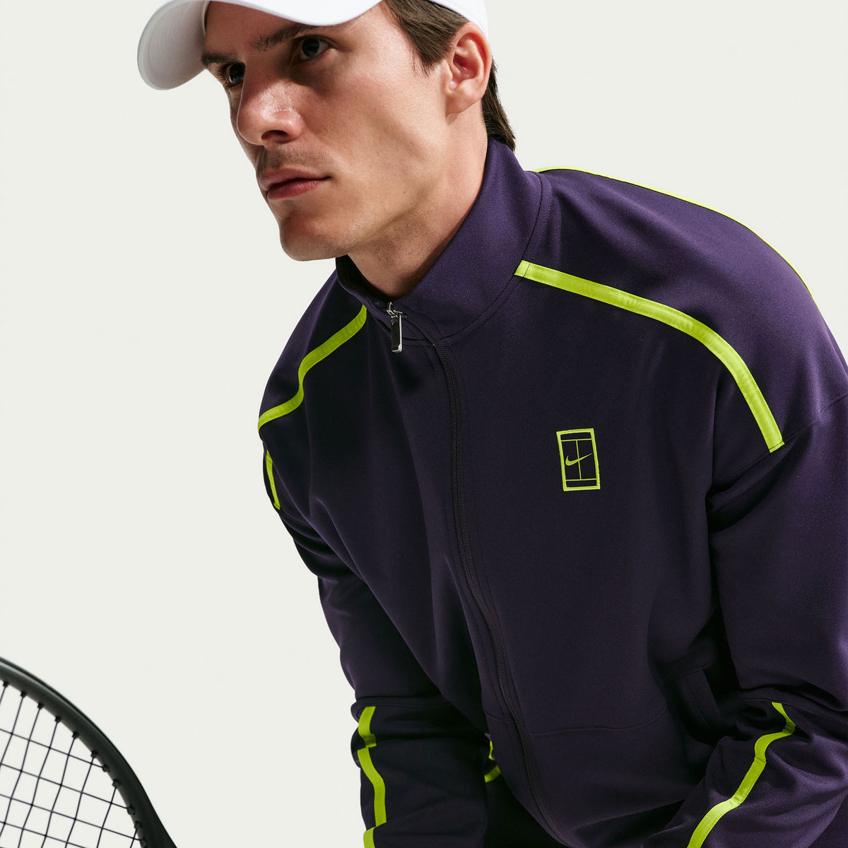 NikeCourt Heritage Men's Dri-FIT Tennis Jacket - Purple (3)