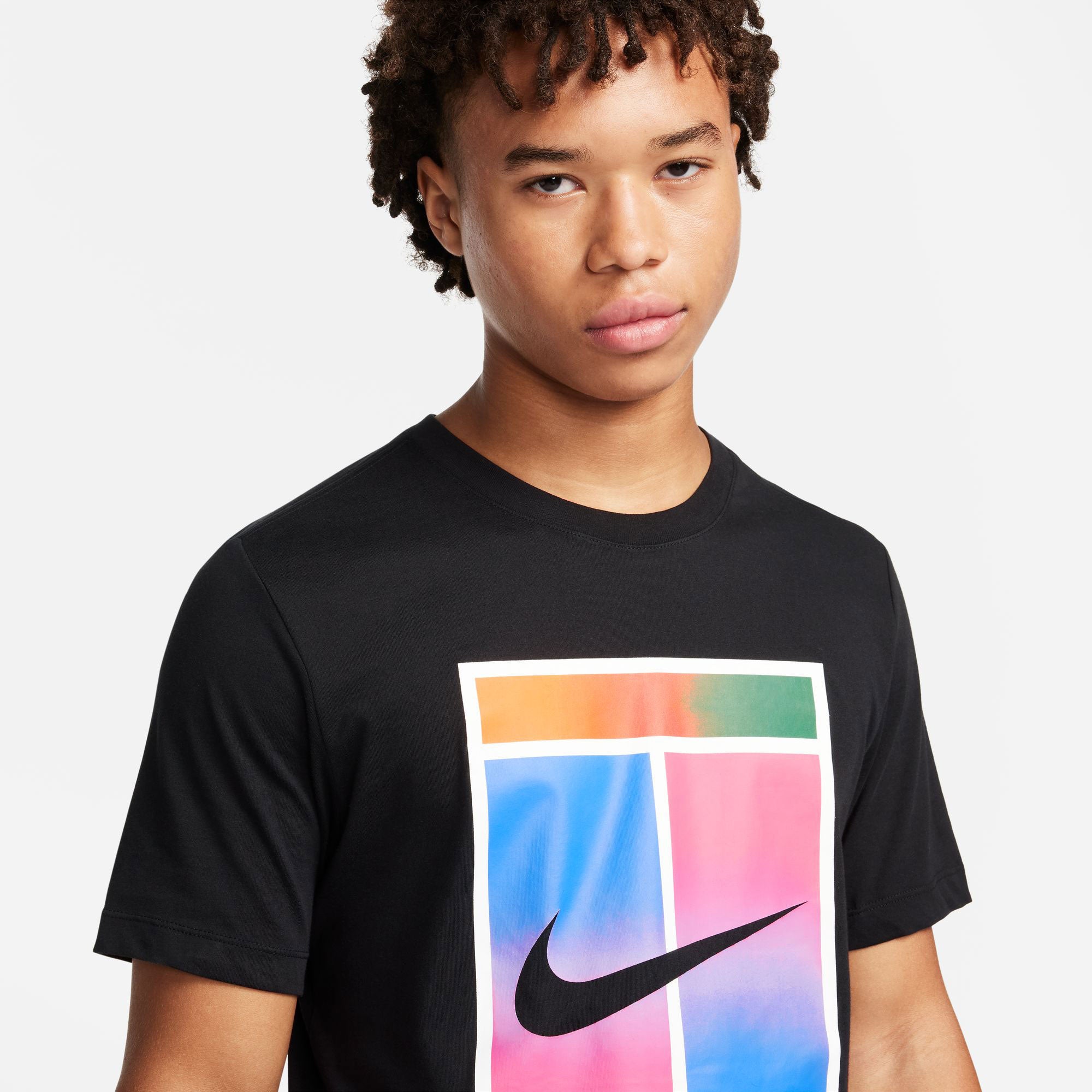 NikeCourt Heritage Men's Dri-FIT Tennis T-Shirt - Black (3)